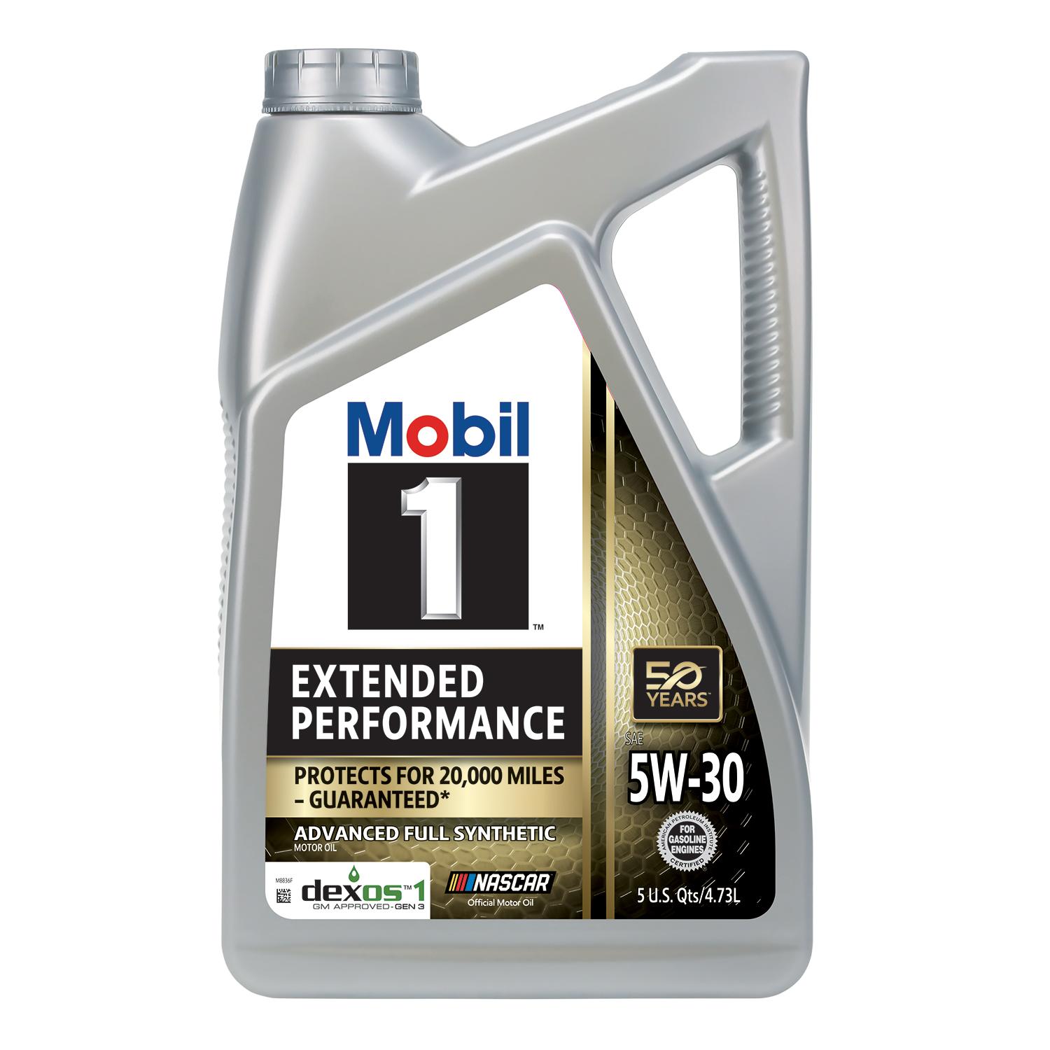 Mobil 1 Extended Performance Full Synthetic 5W-30 Motor Oil 5 Quart for Cadillac CTS