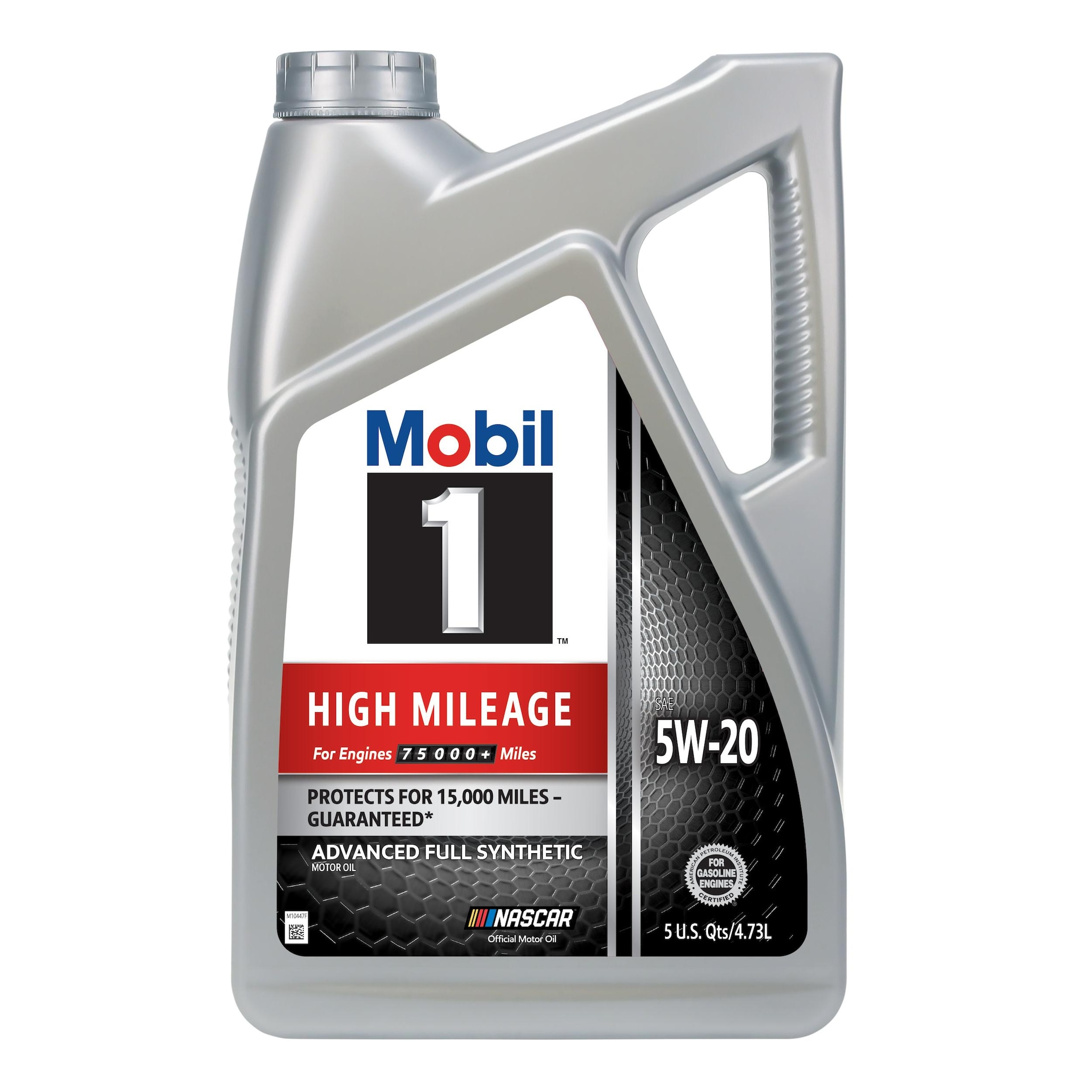 Mobil 1 High Mileage Full Synthetic 5W-20 Motor Oil 5 Quart | AutoZone