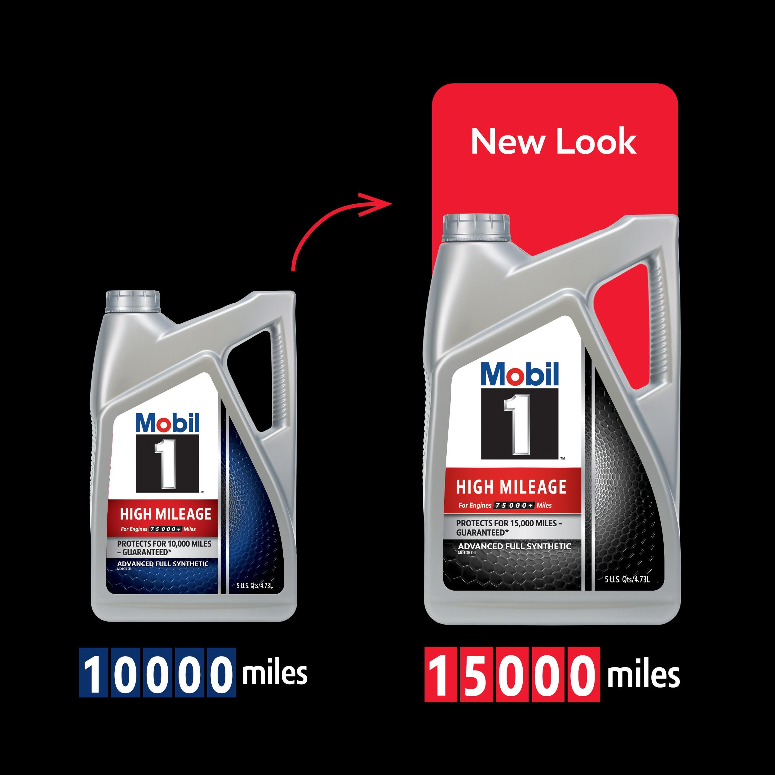Mobil 1 High Mileage High Mileage Full Synthetic Engine Oil 5W-30