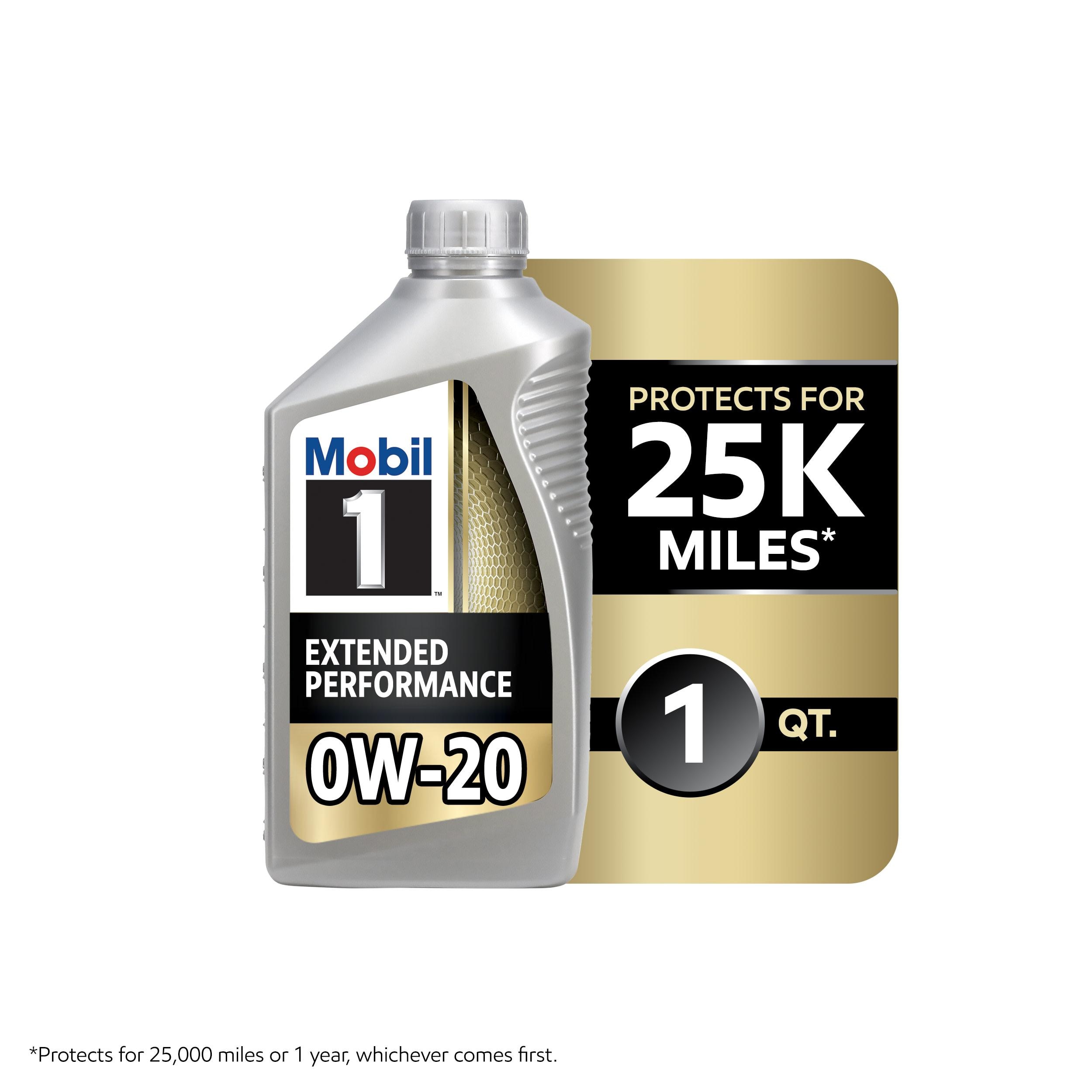 Mobil 1 Extended Performance Full Synthetic 0W-20 Motor Oil 1