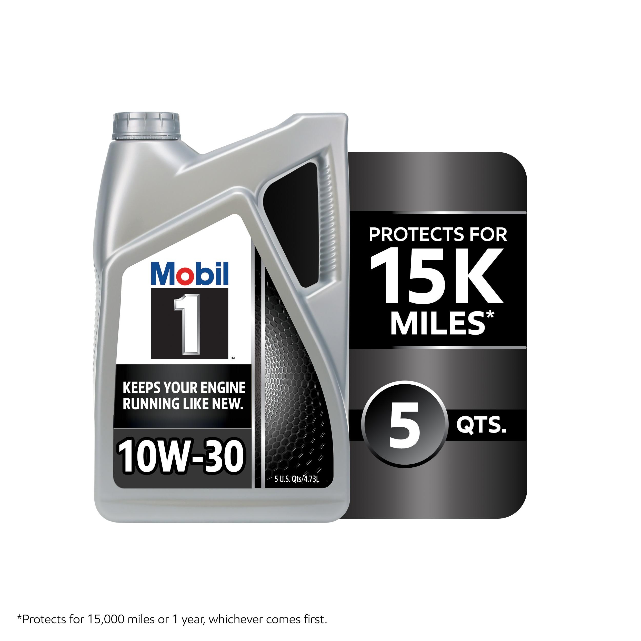 Mobil 1 Advanced Full Synthetic 10W-30 Motor Oil 5 Quart | AutoZone