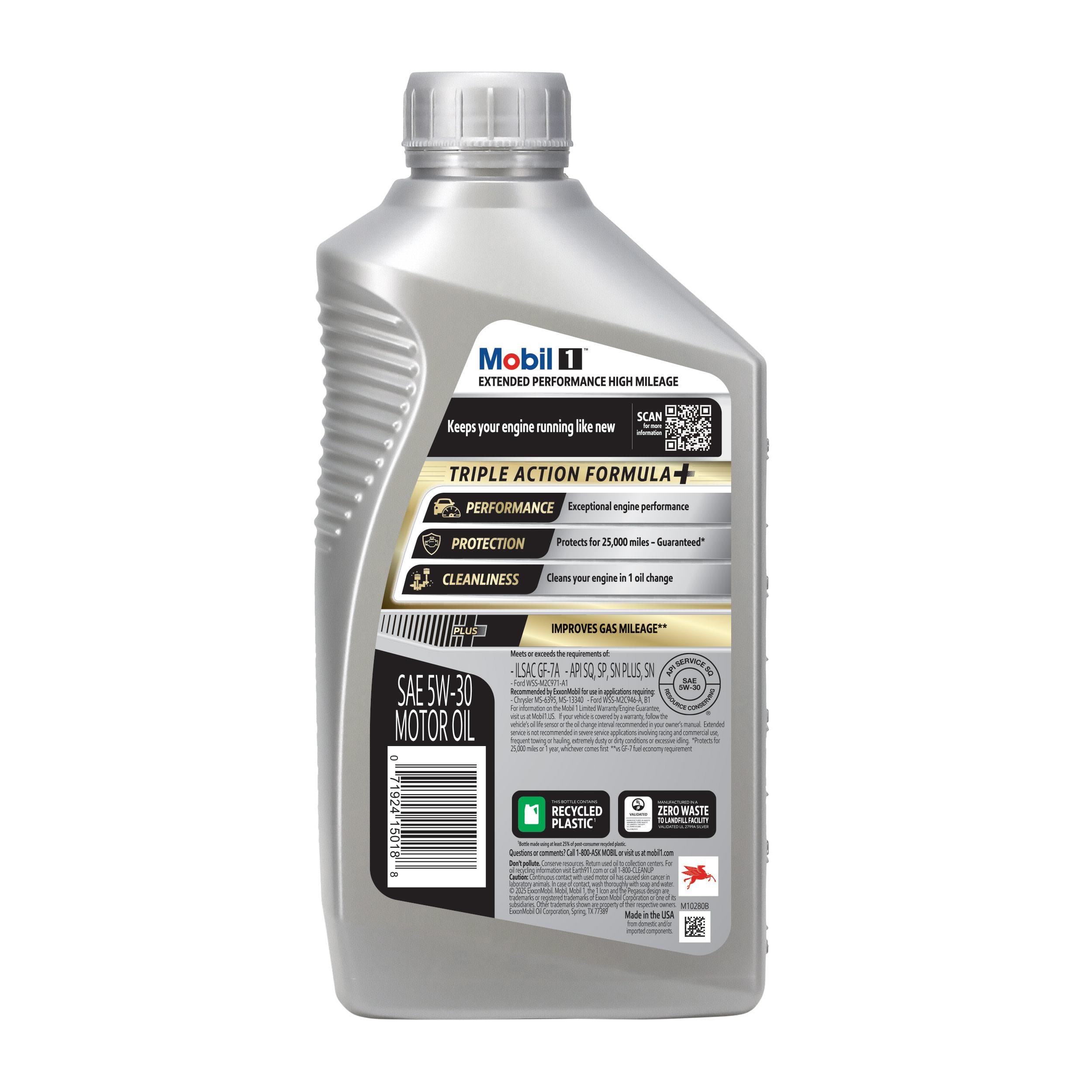 Mobil 1 Extended Performance Full Synthetic 5W-30 Motor Oil 1