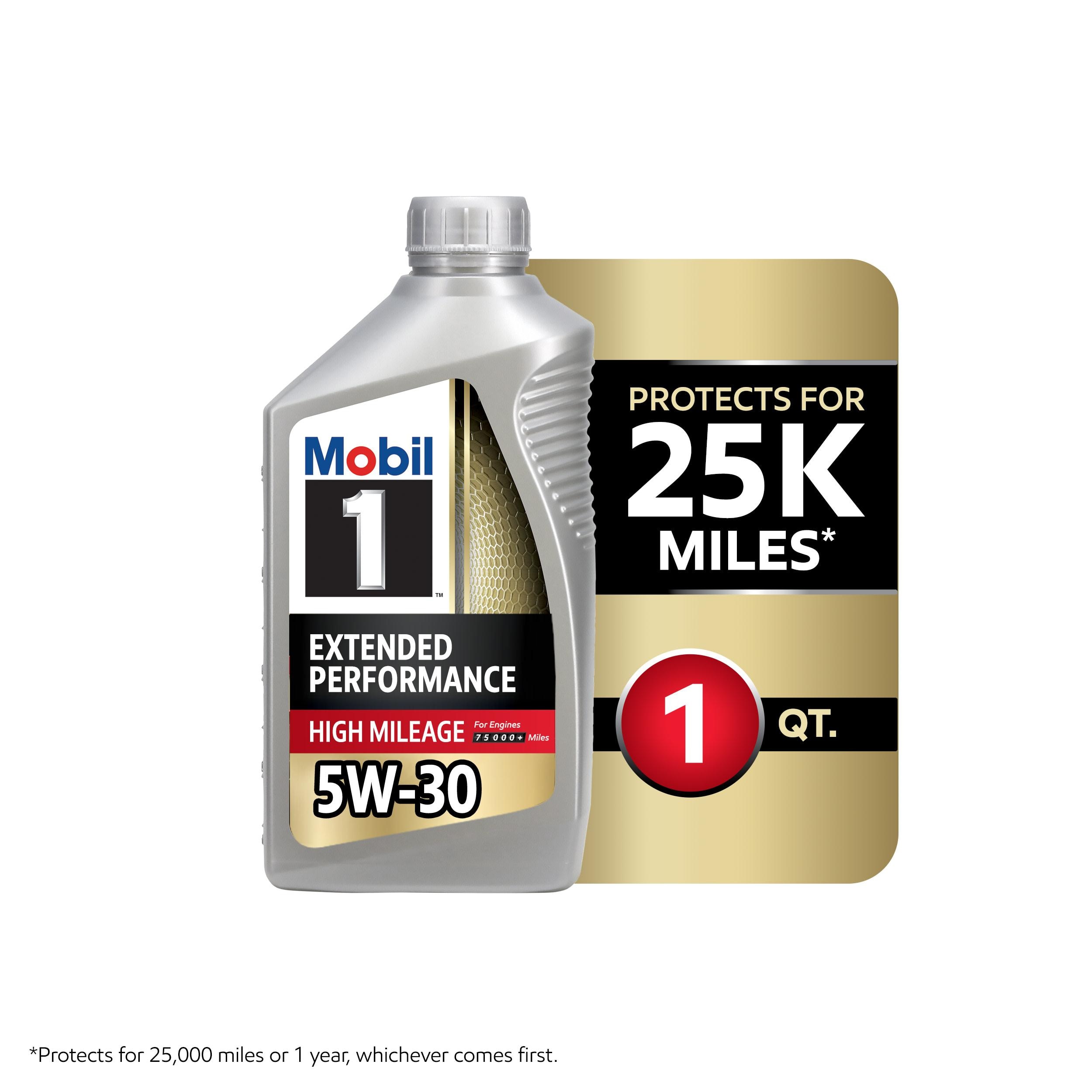 Mobil 1 Extended Performance Full Synthetic 5W-30 Motor Oil 1