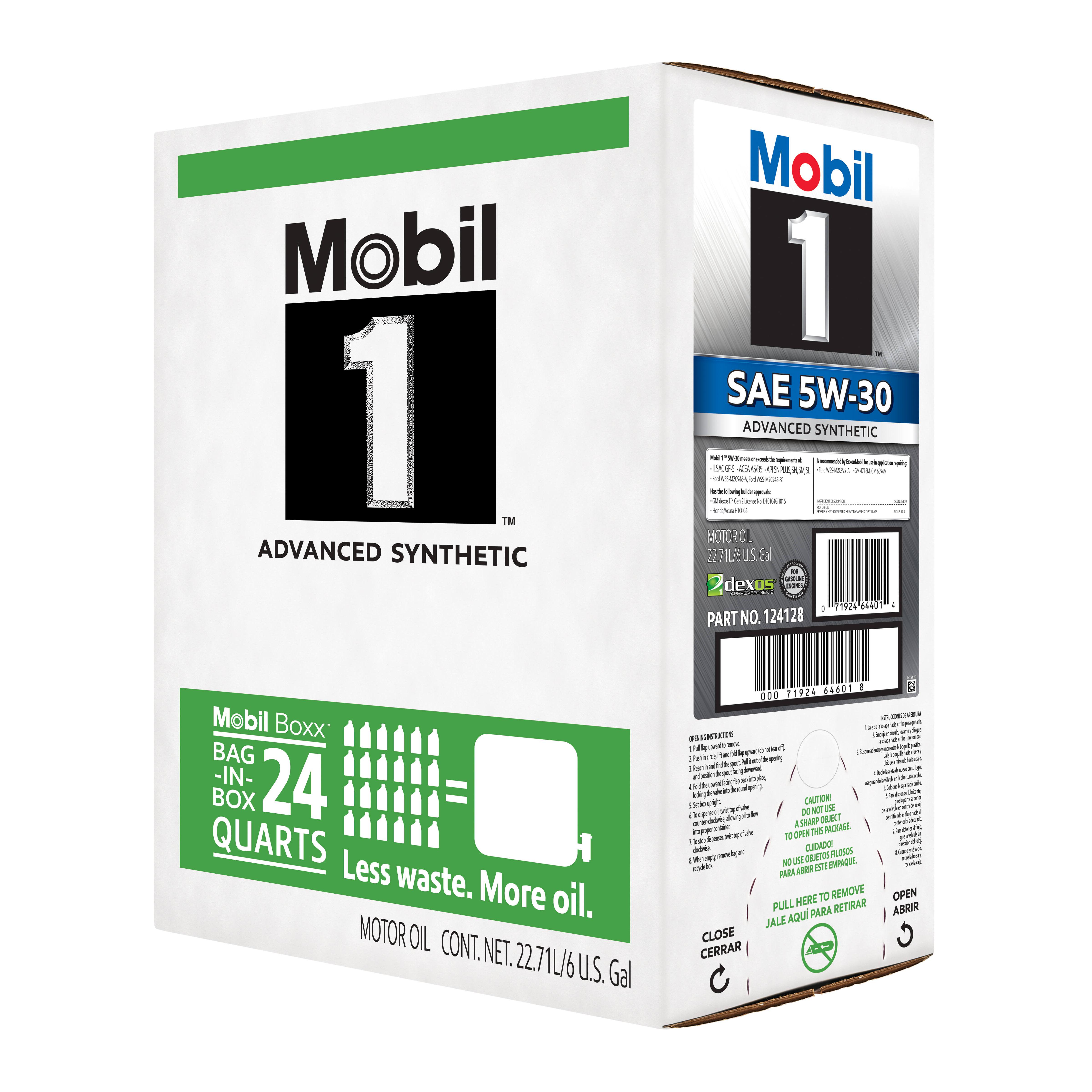 Mobil 1 Full Synthetic 5W-30 Motor Oil 6 | AutoZone