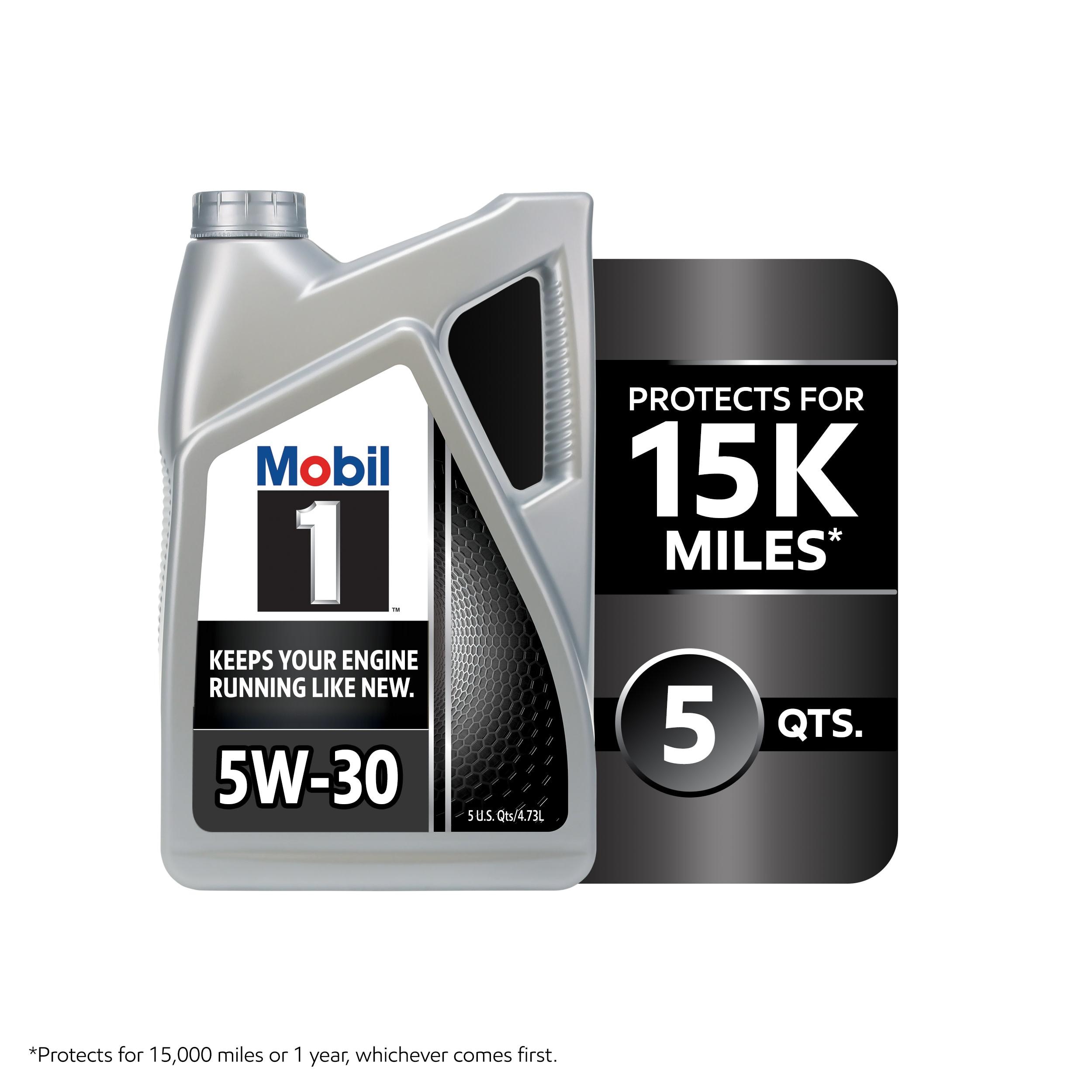 Mobil 1 Advanced Full Synthetic 5W-30 Motor Oil 5 Quart | AutoZone