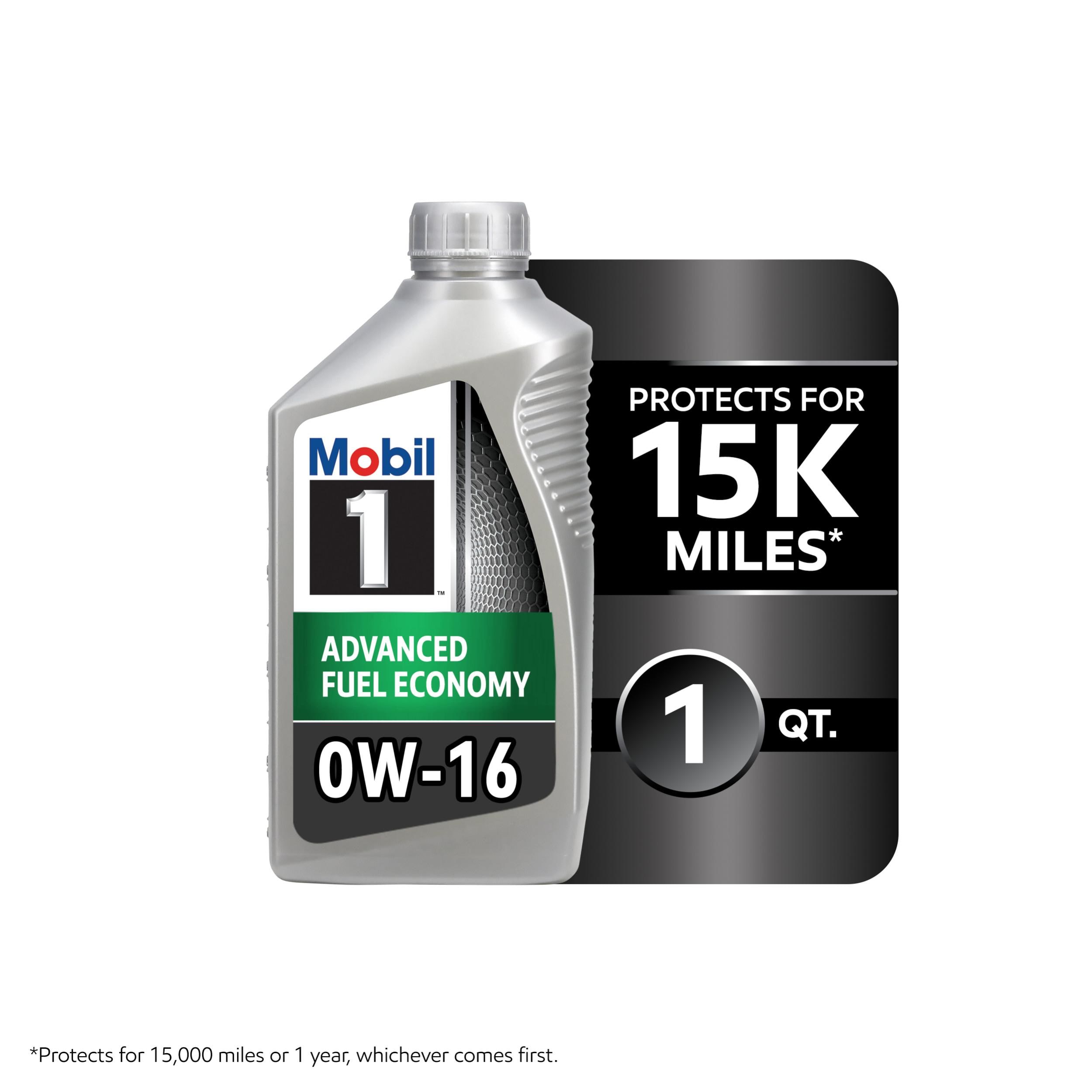 Mobil 1 Advanced Fuel Economy Full Synthetic 0W-16 Motor Oil 1