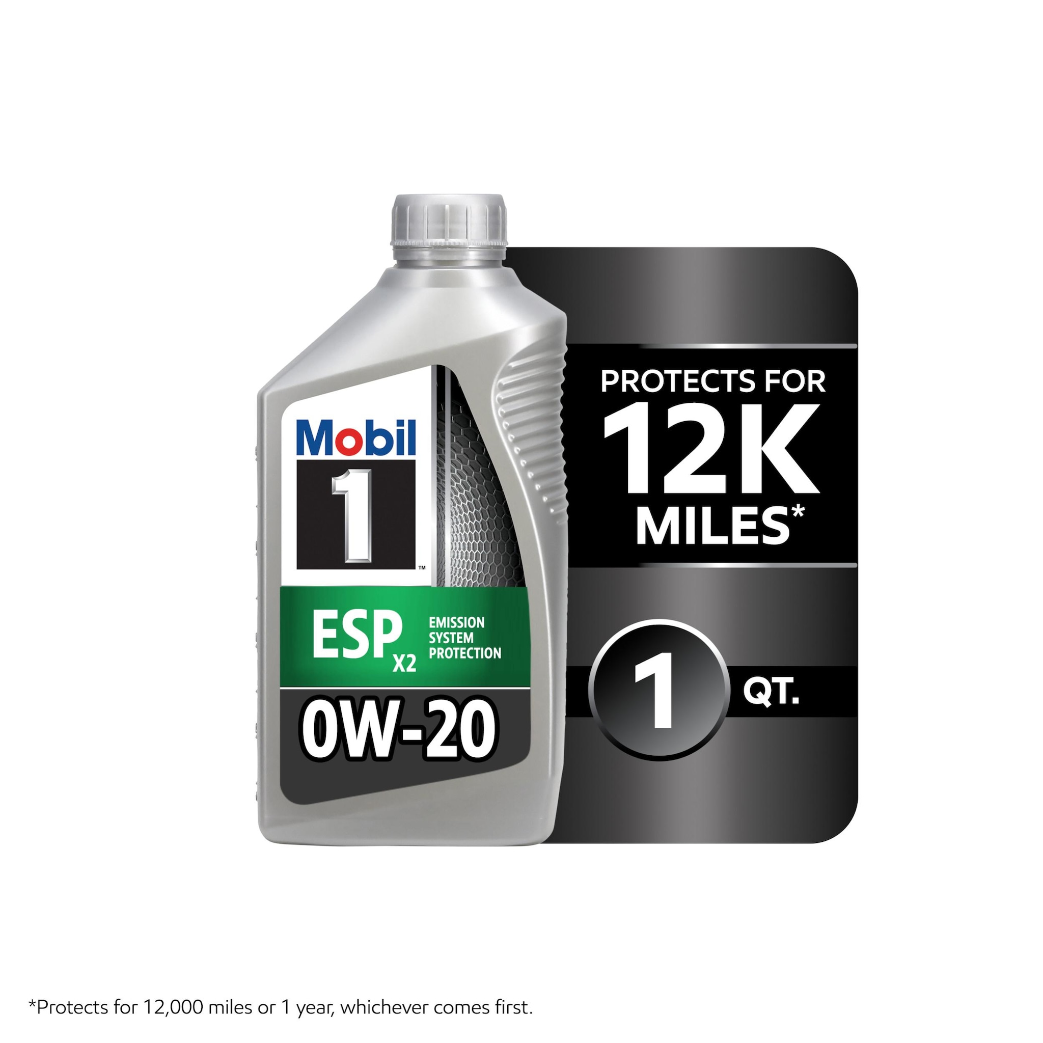 Mobil 1 ESP X2 Full Synthetic 0W-20 Motor Oil 1 Quart | AutoZone