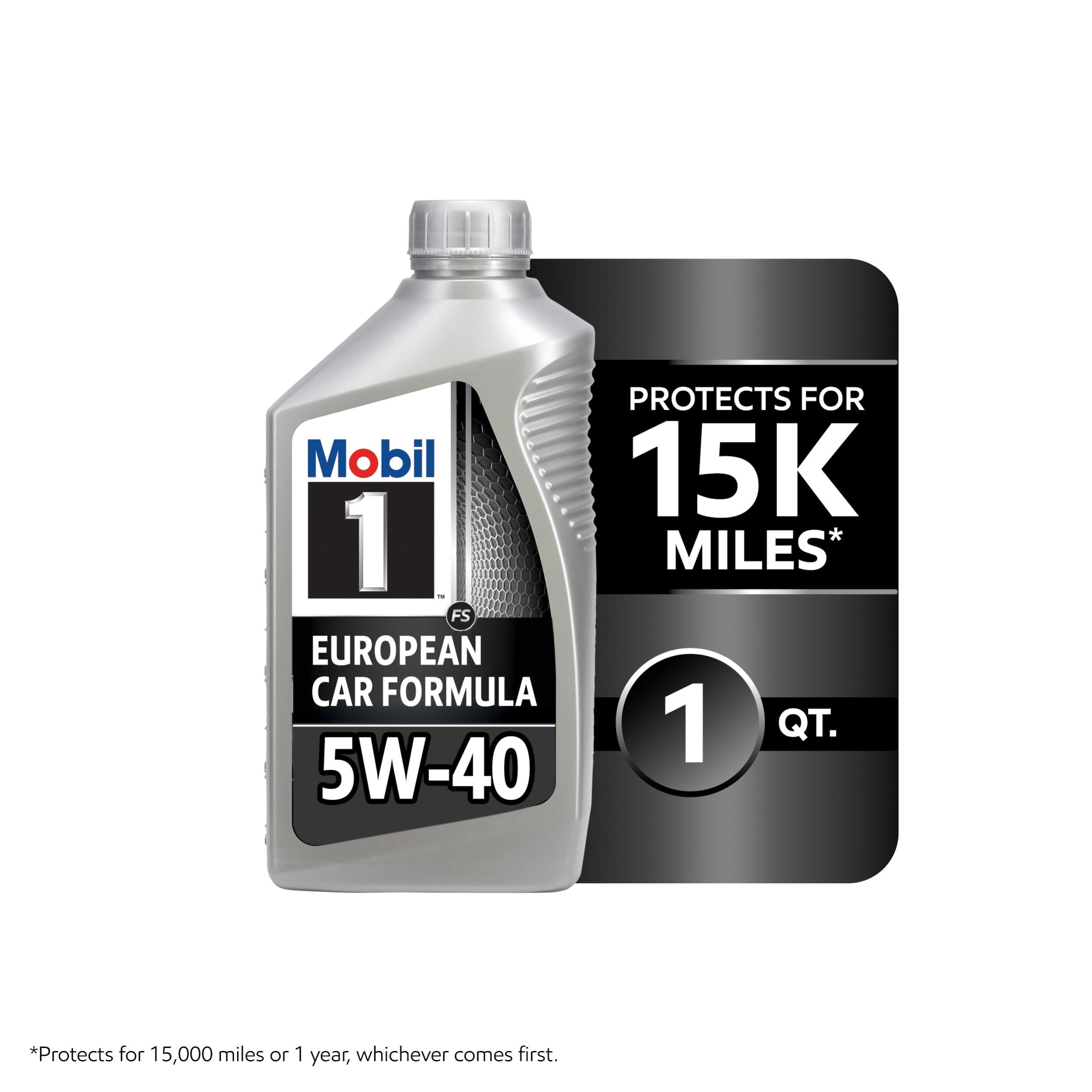 Mobil 1 FS European Car Formula Full Synthetic 5W-40 Motor Oil 1