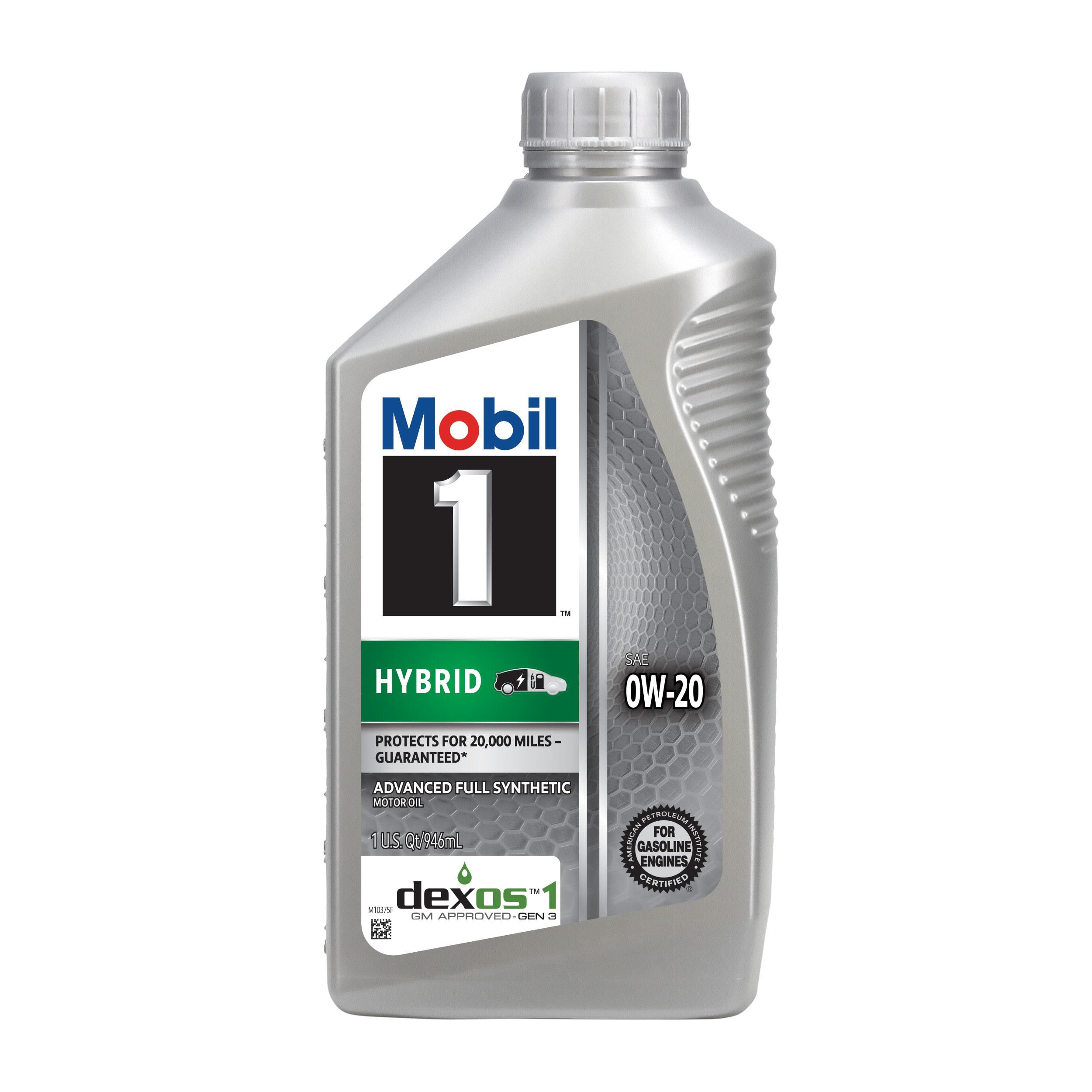 Mobil 1 Advanced Fuel Economy Full Synthetic 0W-20 Motor Oil 1