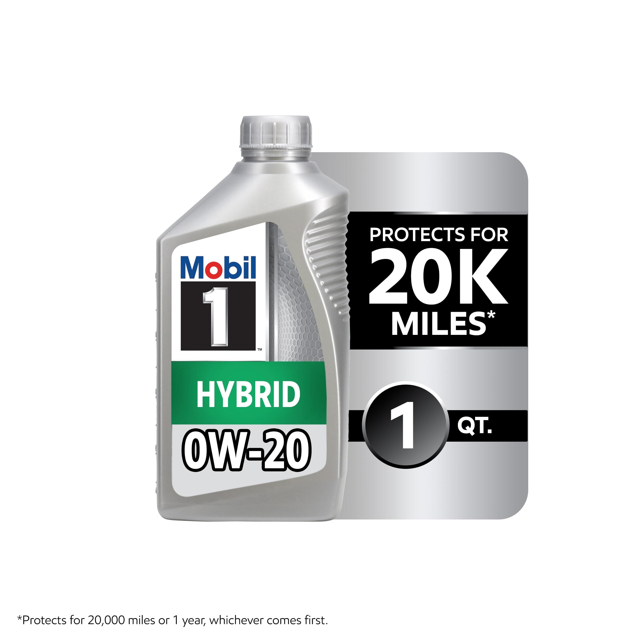 Mobil 1 Hybrid Full Synthetic 0W-20 Motor Oil 1 Quart | AutoZone