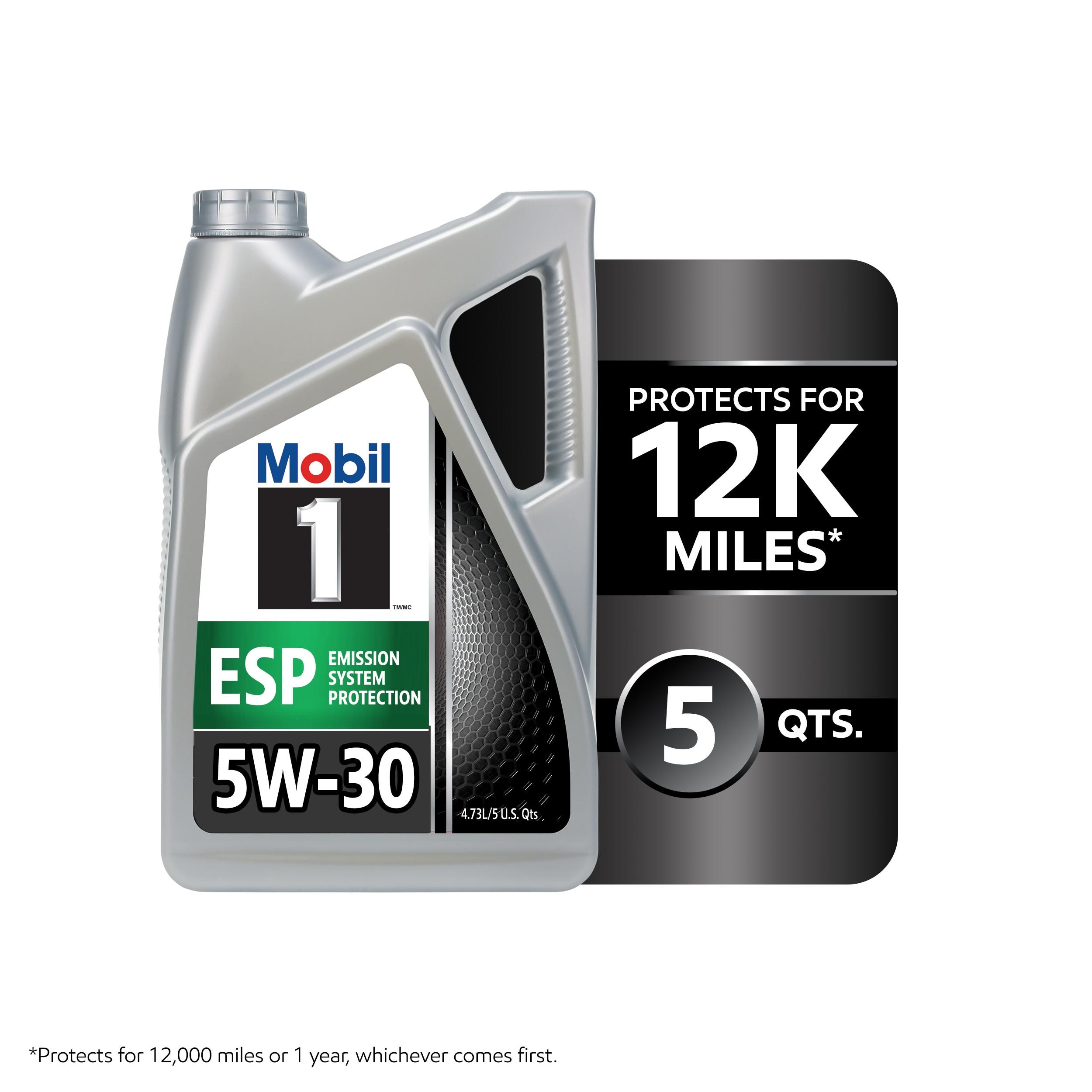 Mobil 1 ESP Full Synthetic 5W-30 Motor Oil 5 | AutoZone