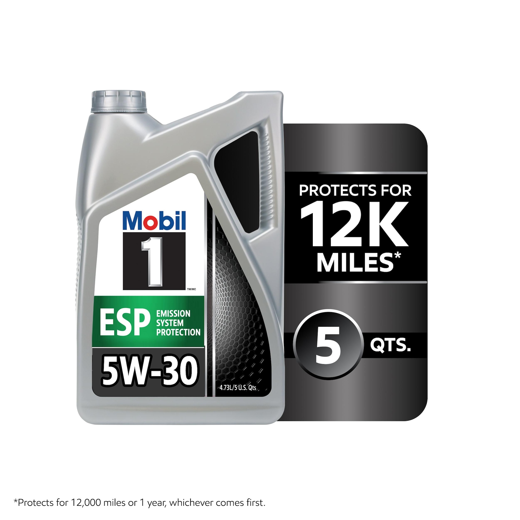 Mobil 1 ESP Full Synthetic 5W-30 Motor Oil 5 Quart | AutoZone