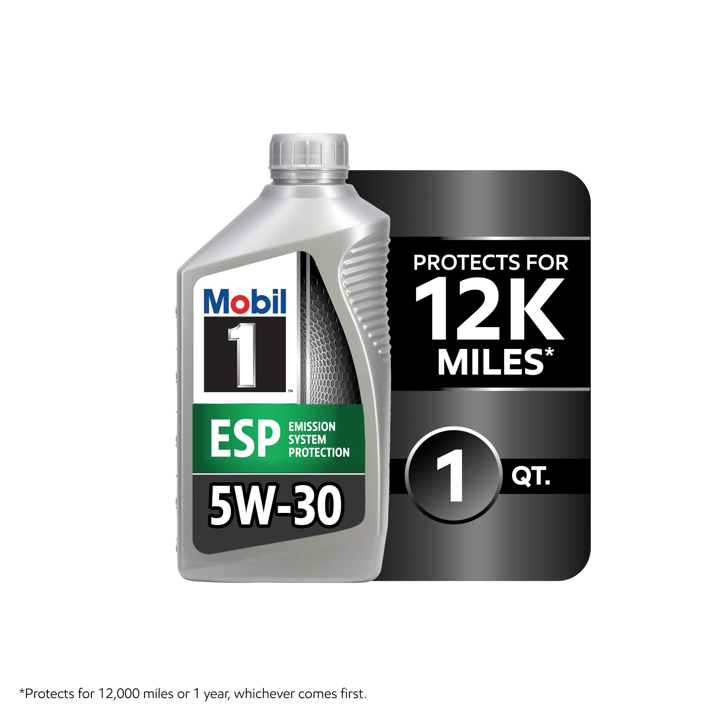 Mobil 1 ESP Full Synthetic 5W-30 Motor Oil 1 | AutoZone