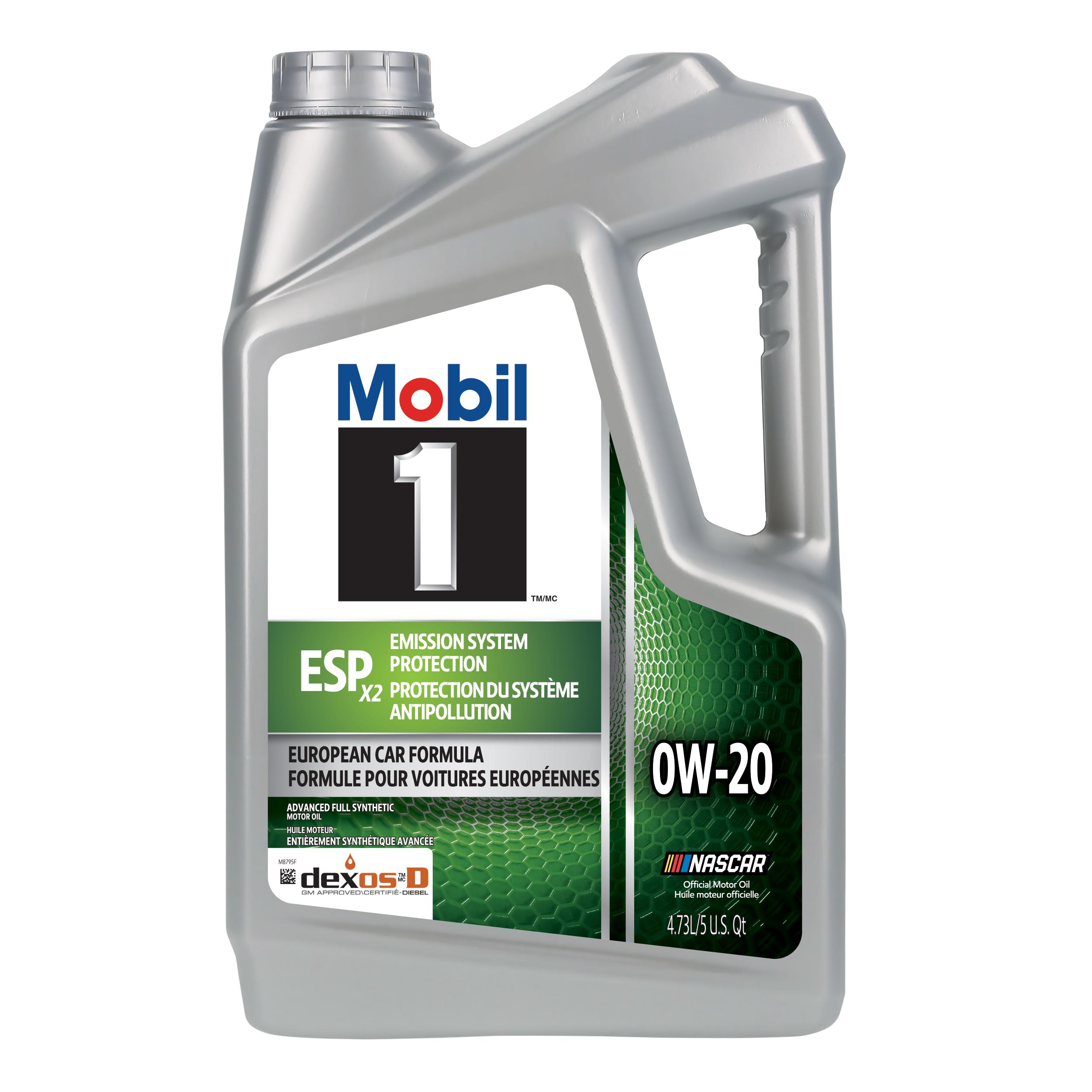 Mobil 1 ESP X2 Full Synthetic 0W-20 Motor Oil 5 Quart | AutoZone