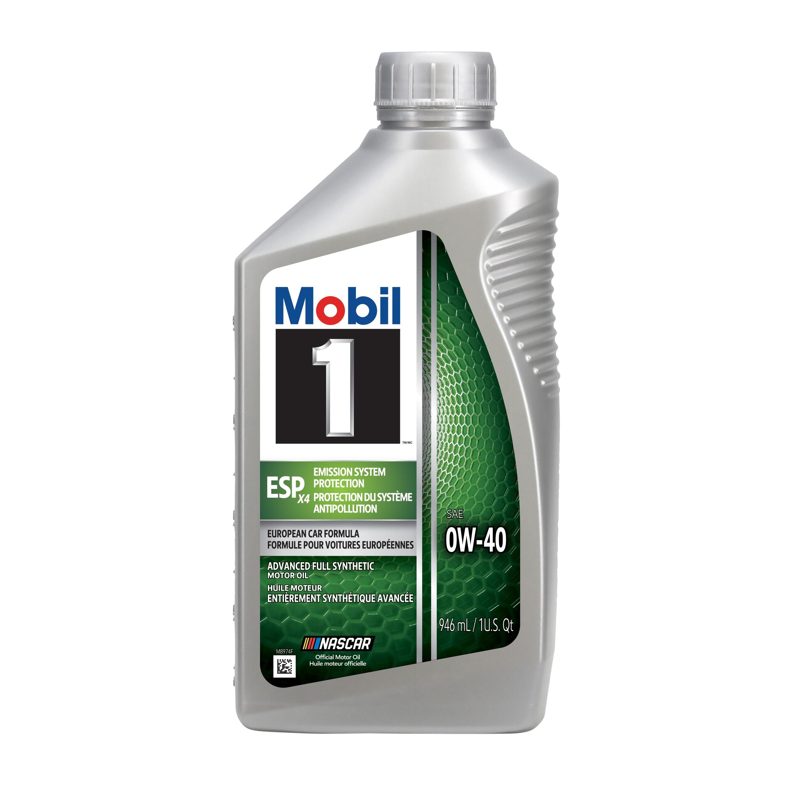 Mobil 1 ESP Full Synthetic 0W-40 Motor Oil 1 | AutoZone