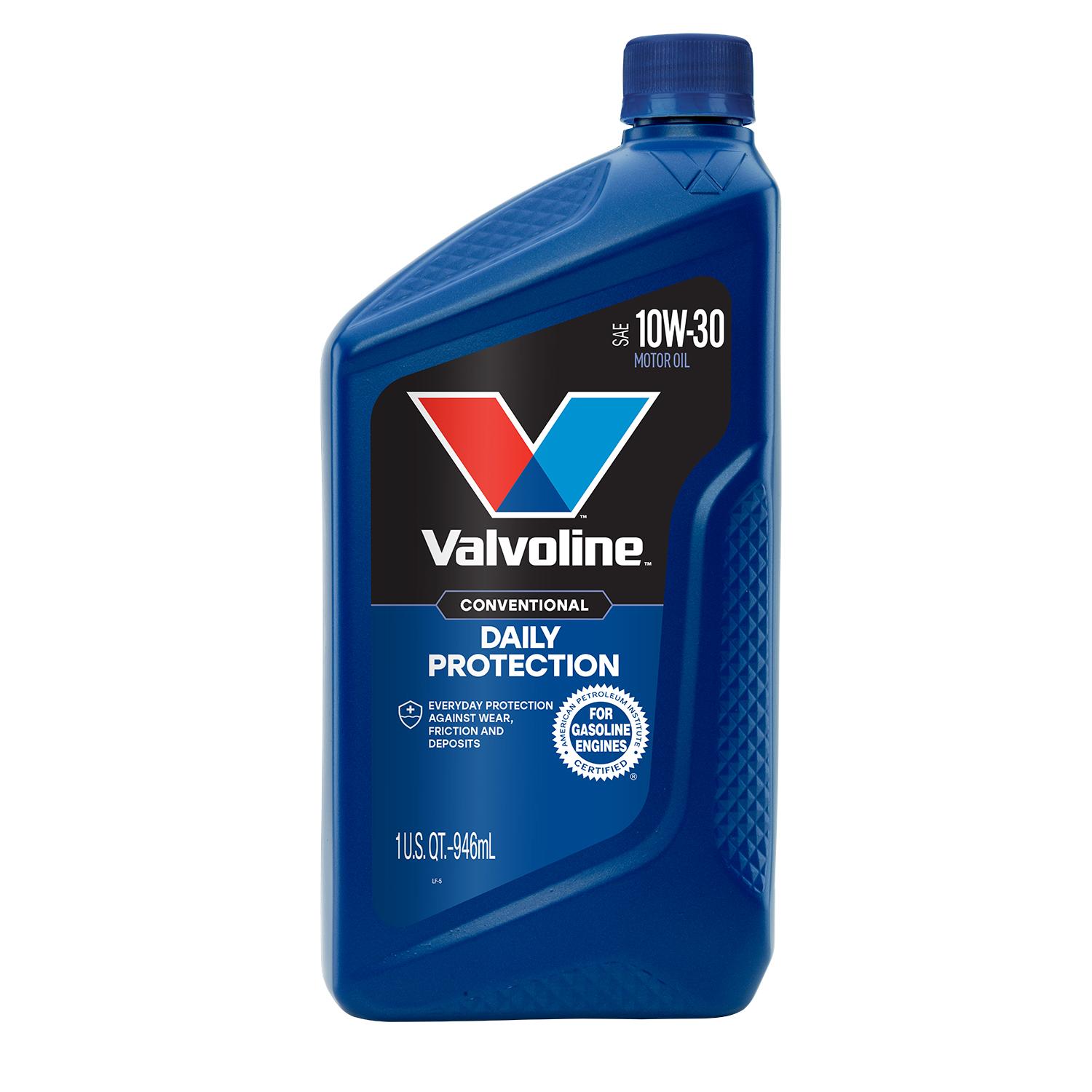 Valvoline Daily Protection Conventional 10W-30 Motor Oil 1 Quart