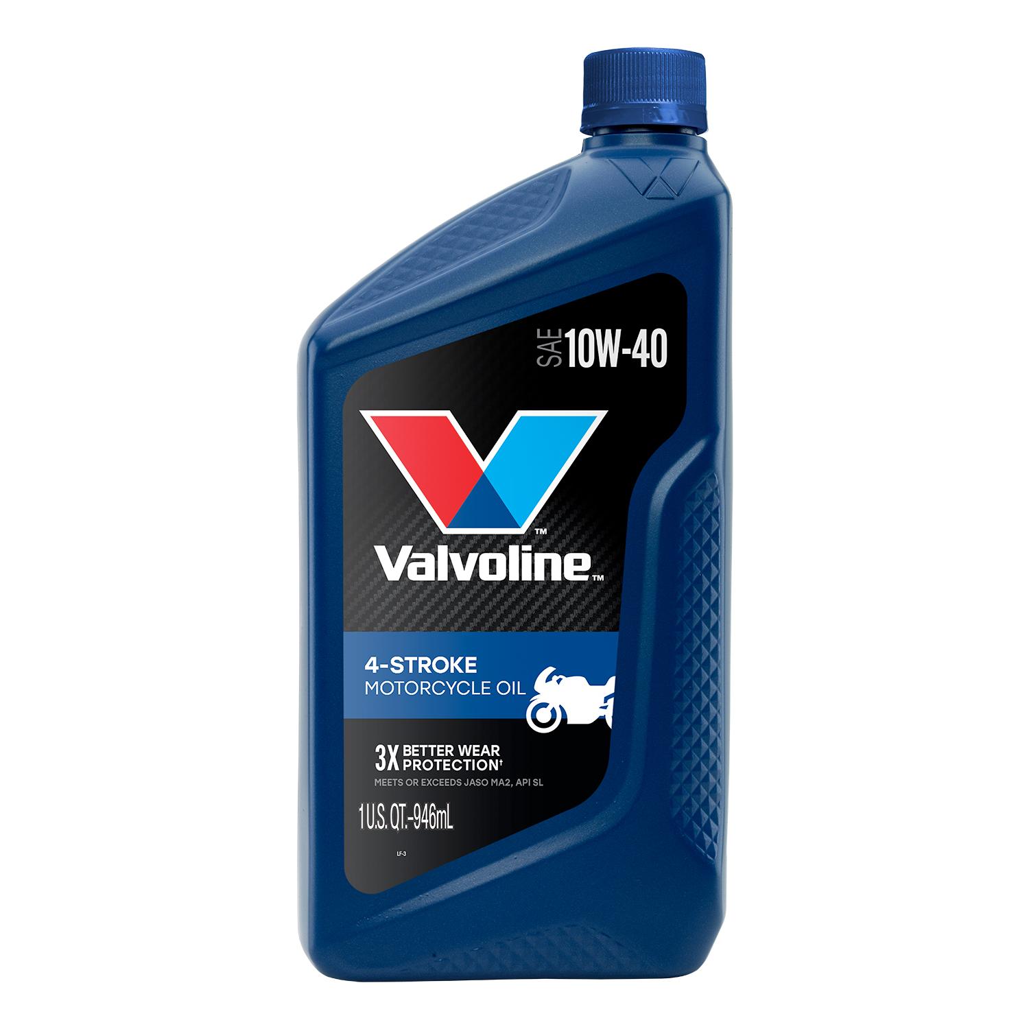 Valvoline Motorcycle 4-Stroke Conventional 10W-40 Motor Oil 1 Quart for Volvo V90