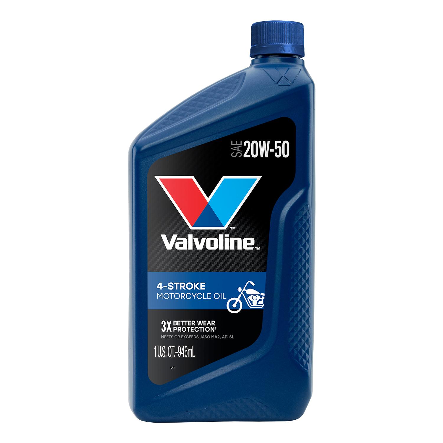 Valvoline Motorcycle 4-Stroke Conventional 20W-50 Motor Oil 1 Quart for Volvo V90