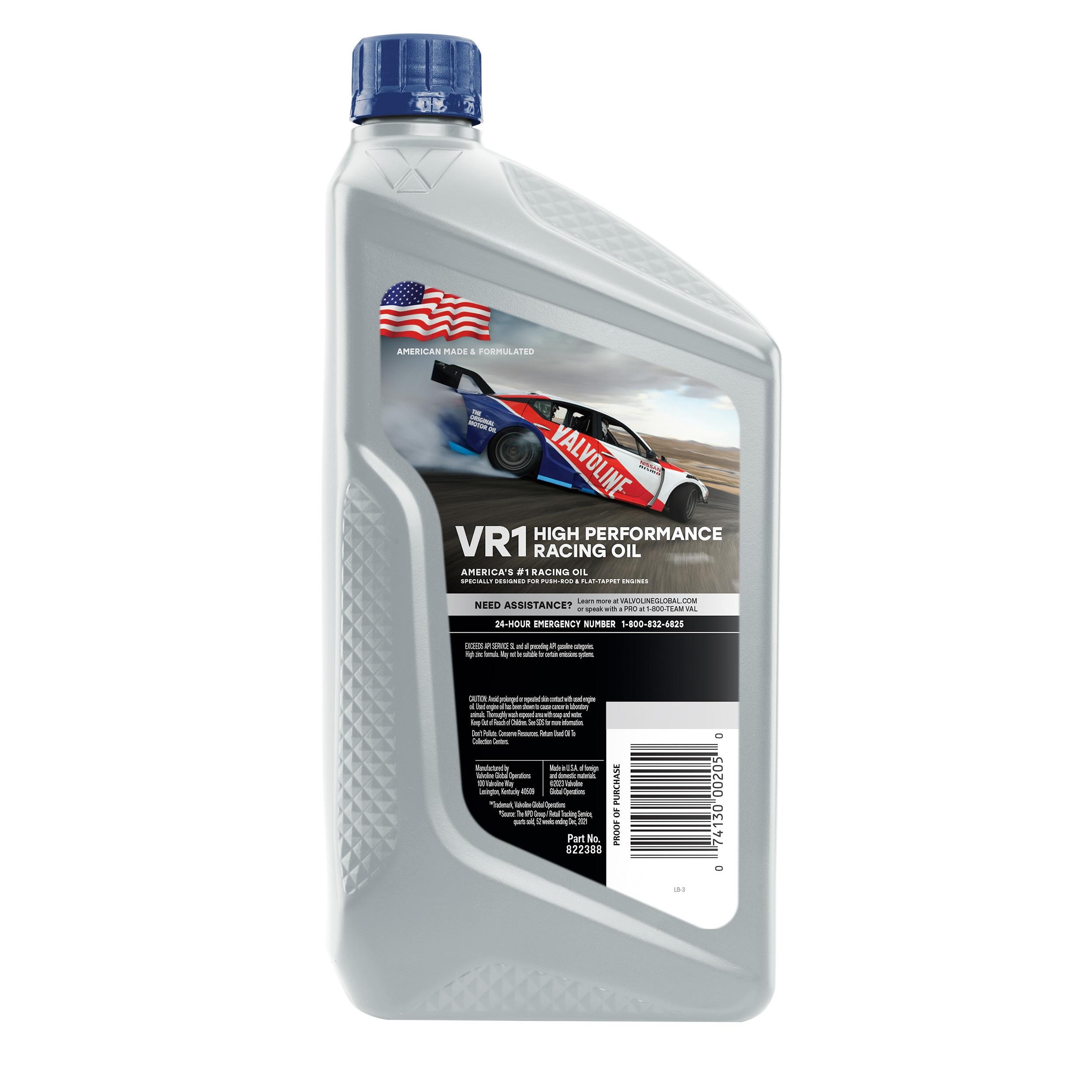 Valvoline VR1 Racing Conventional Engine Oil 10W-30 | AutoZone