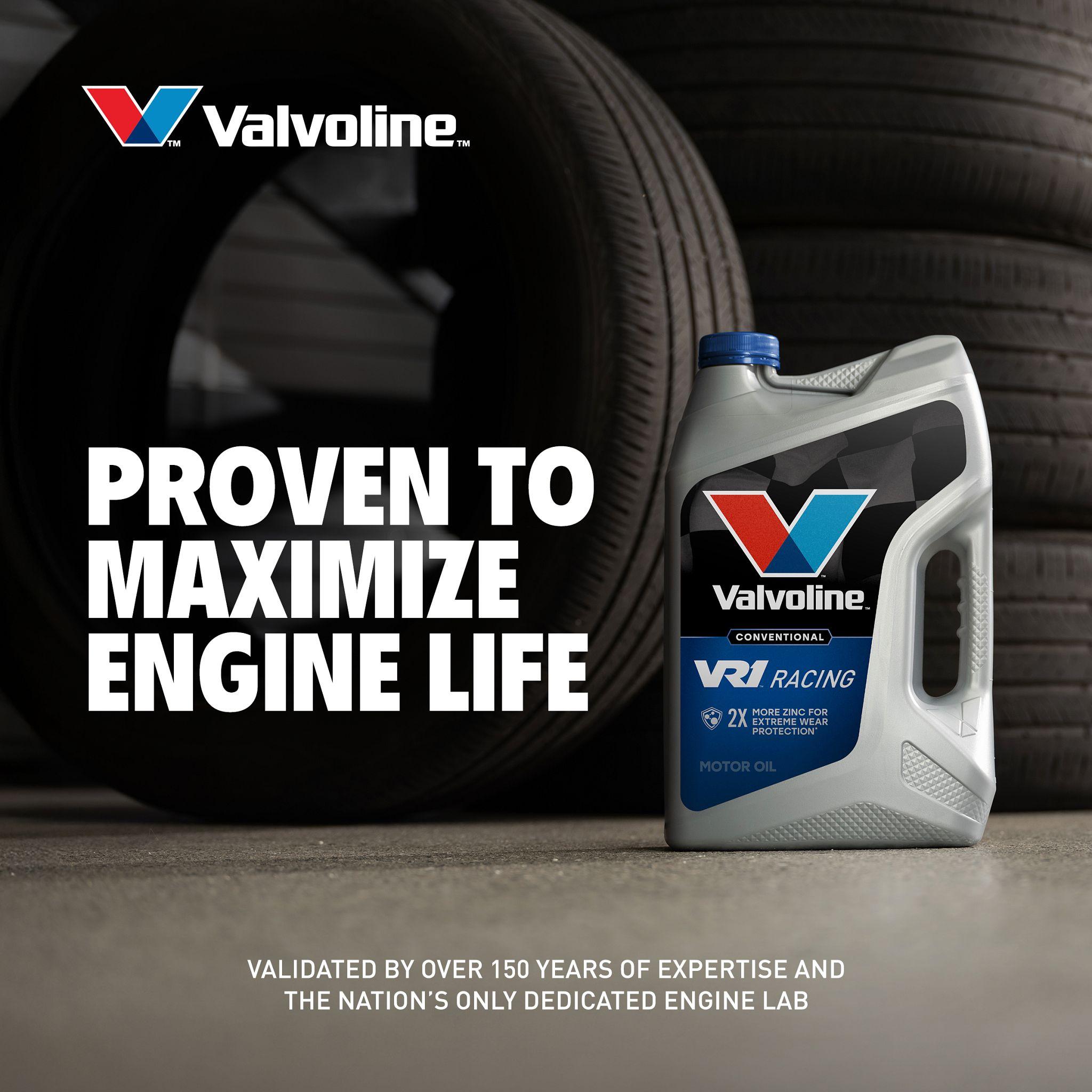 Valvoline VR1 Racing Conventional 20W-50 Motor Oil 5 Quart | AutoZone