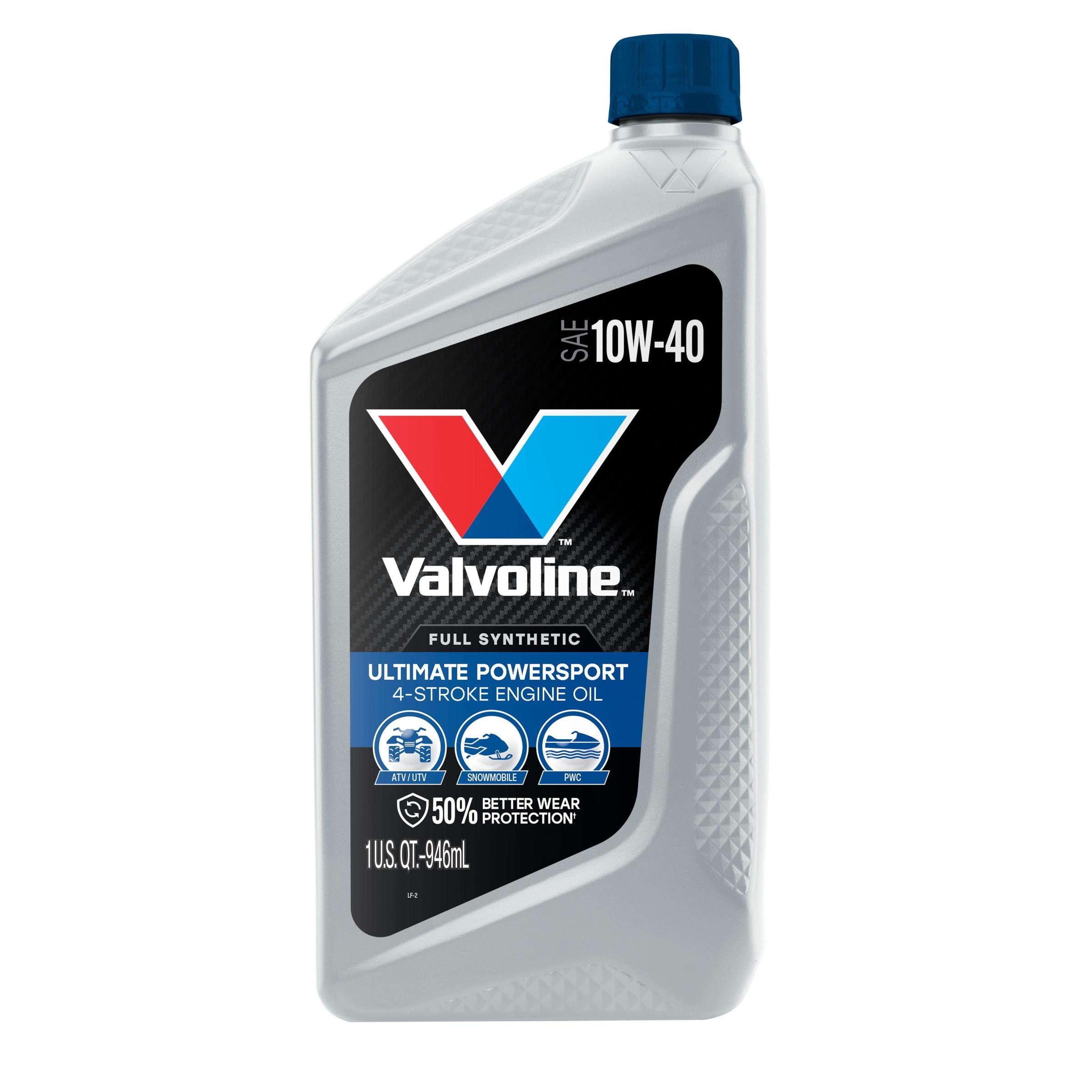 Valvoline Powersports Full Synthetic 10W-40 Motor Oil 1 Quart for Volkswagen Jetta
