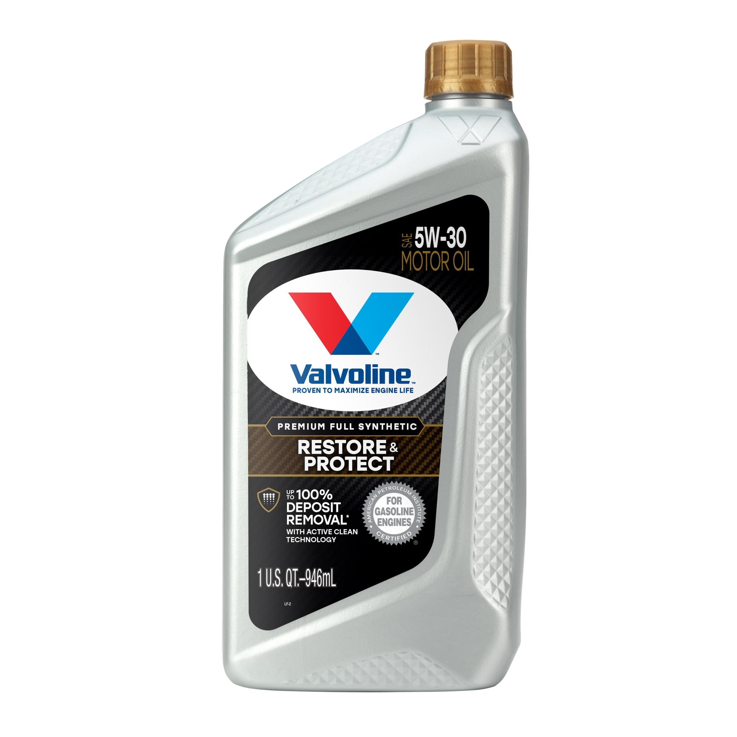 Valvoline Restore & Protect Full Synthetic 5W-30 Motor Oil 1 Quart