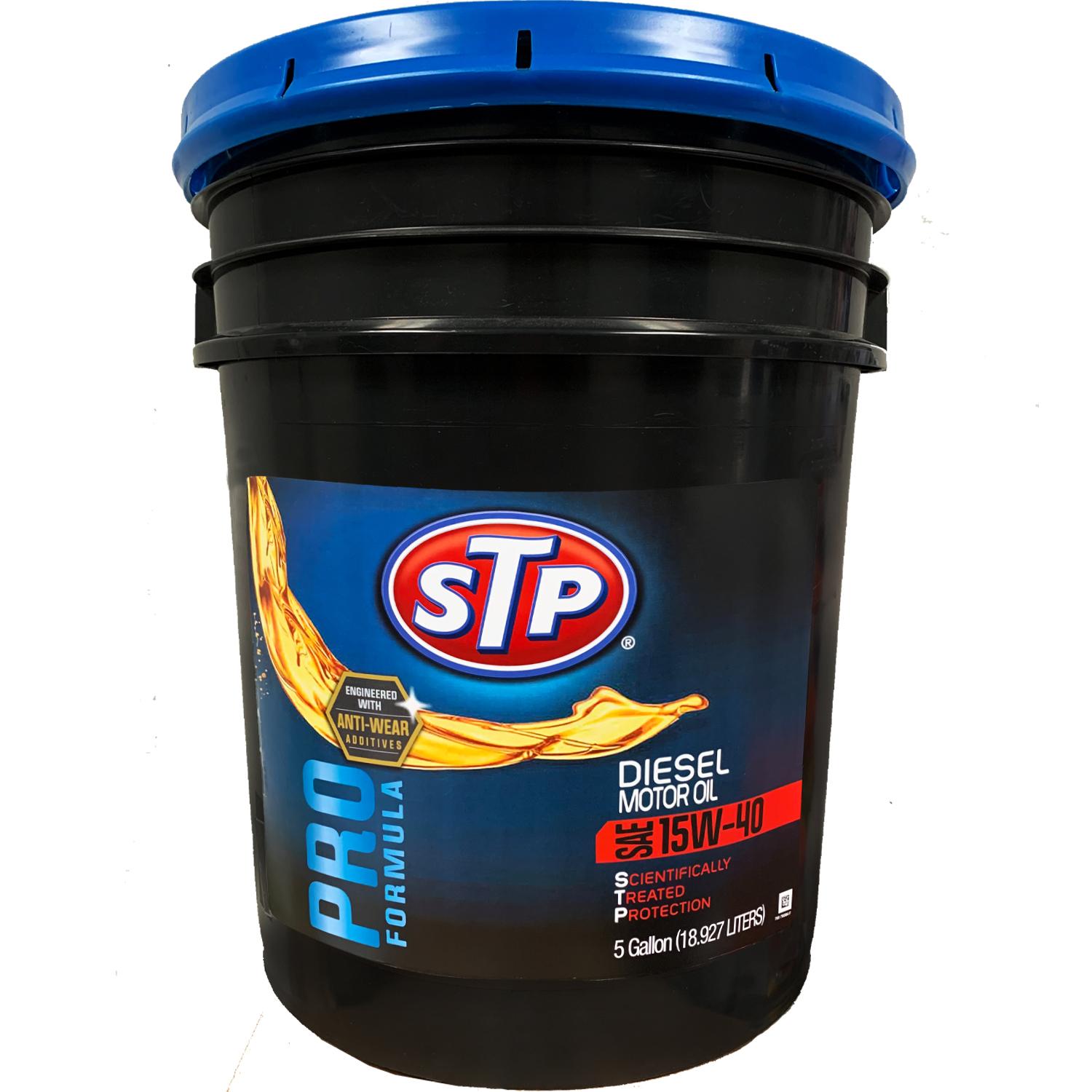 STP Pro Formula Diesel Engine Conventional 15W-40 Motor Oil 5 Gallon for Toyota tacoma