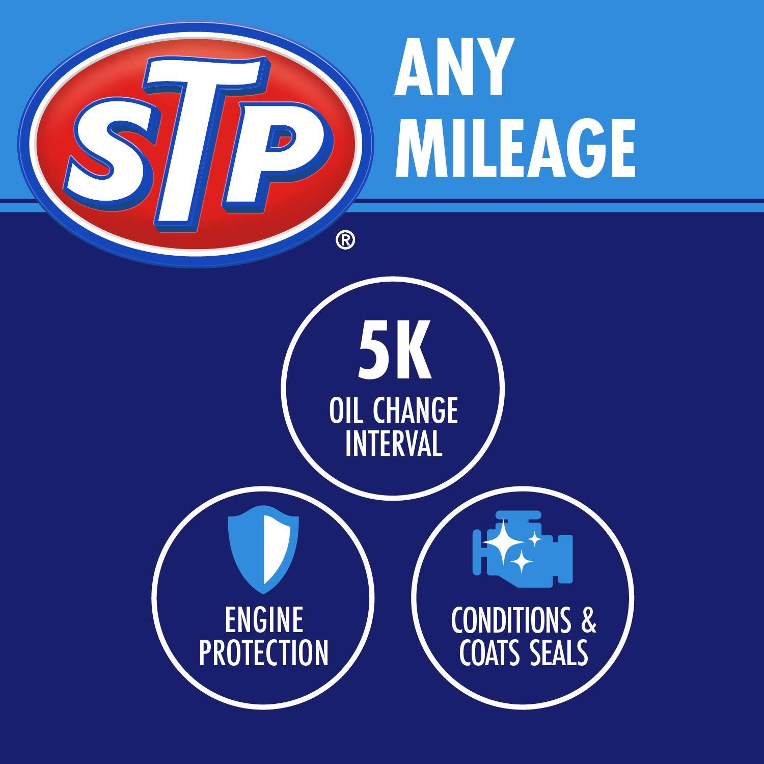 STP Any Mileage Conventional 10W-30 Motor Oil 1 Quart | AutoZone