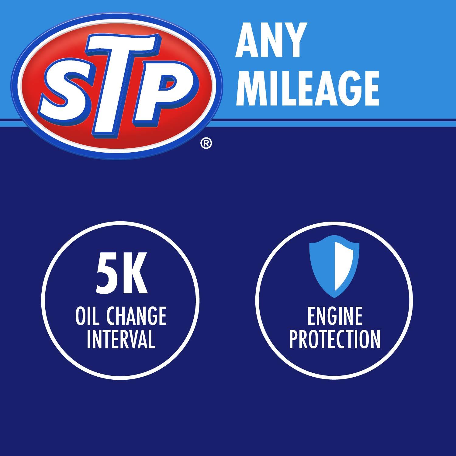 STP Any Mileage Conventional 10W-30 Motor Oil 5 Quart | AutoZone
