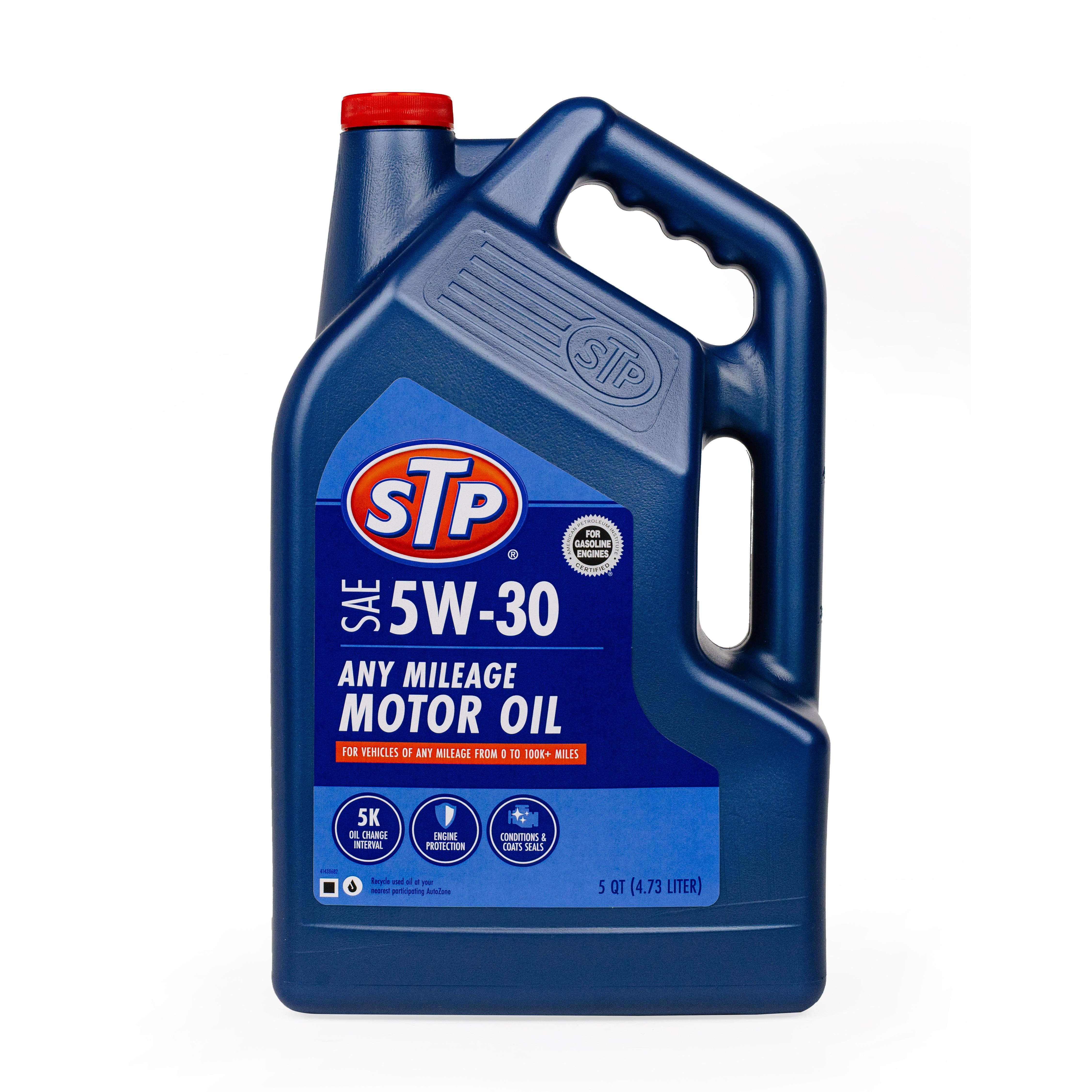 STP Any Mileage Conventional 5W-30 Motor Oil 5 Quart for GMC Sonoma