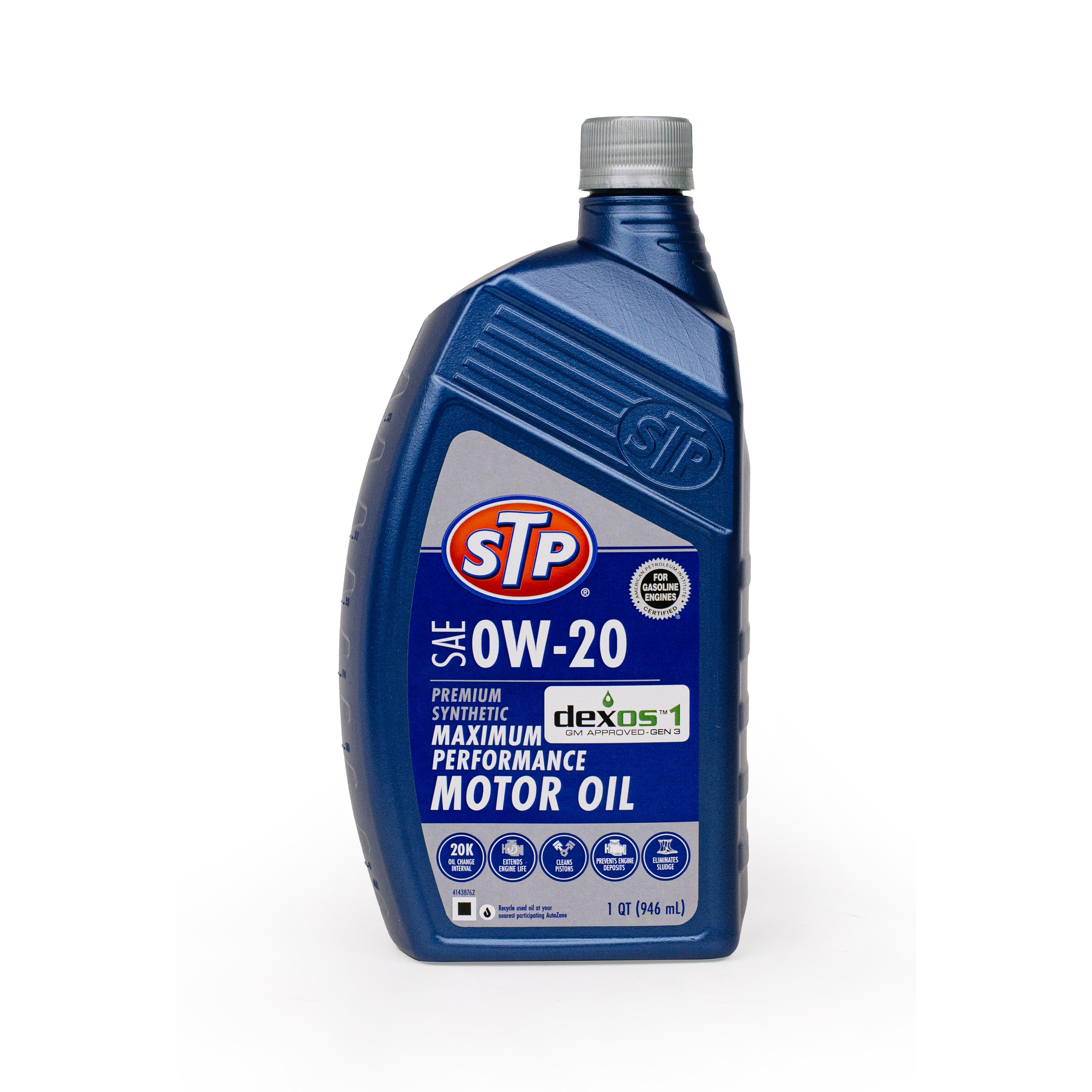 STP Full Synthetic 0W-20 Motor Oil 1 Quart | AutoZone