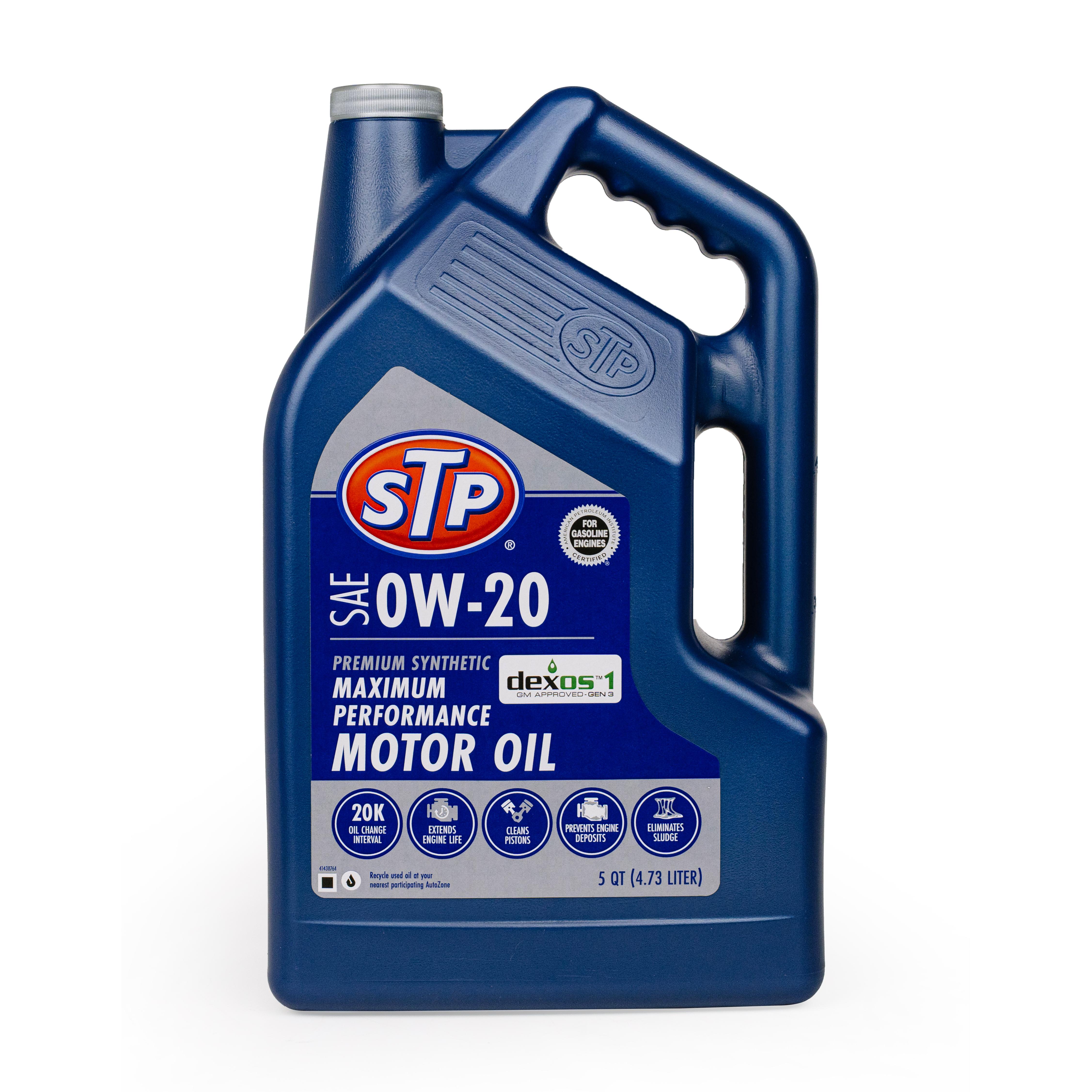 STP Maximum Performance Full Synthetic 0W-20 Motor Oil 5 Quart