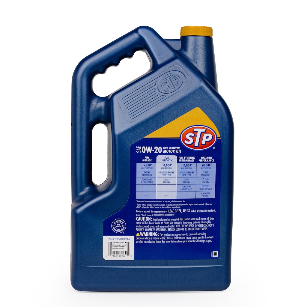 STP Full Synthetic 0W-20 Motor Oil 5 Quart | AutoZone