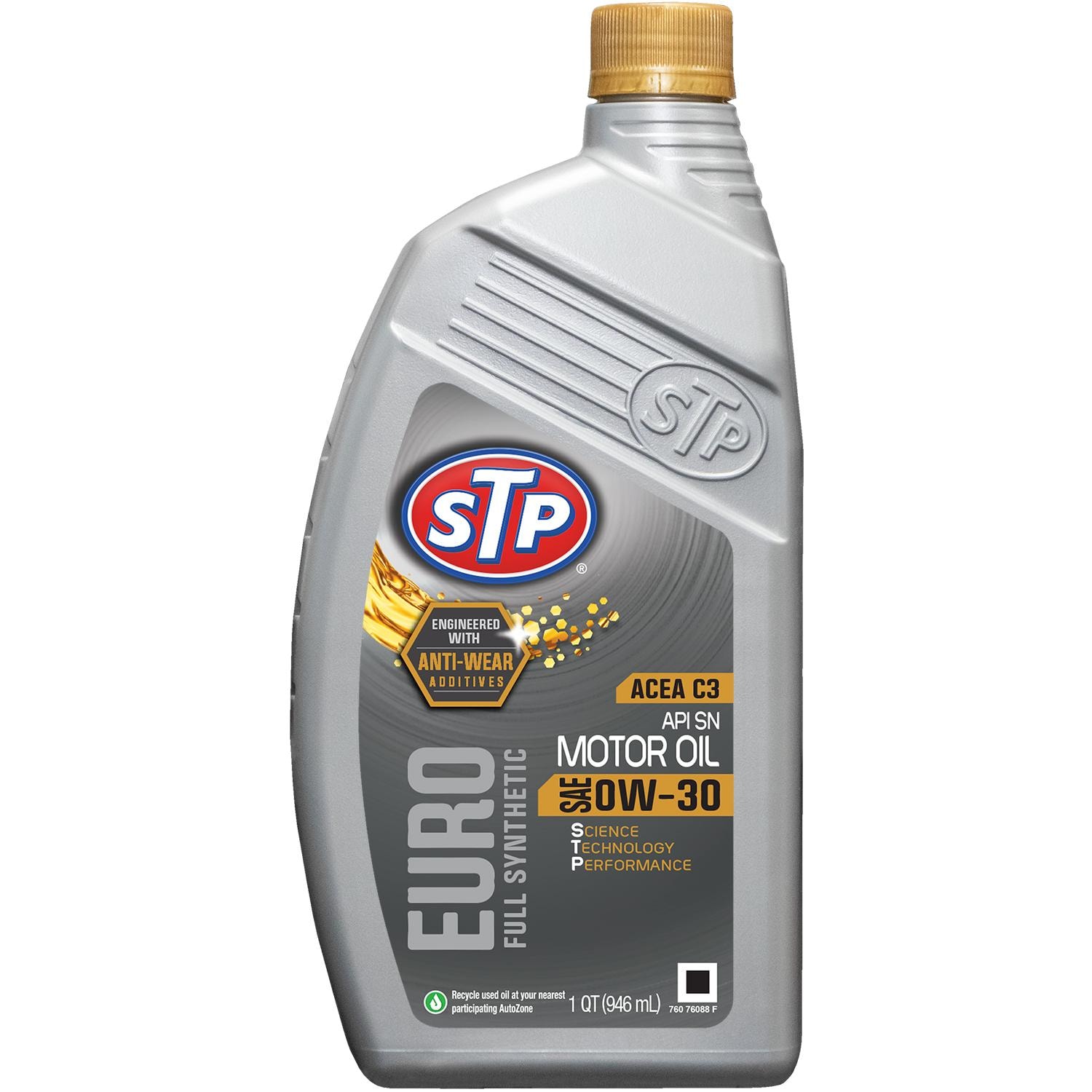 STP Full Synthetic 0W-30 Motor Oil 1 Quart | AutoZone