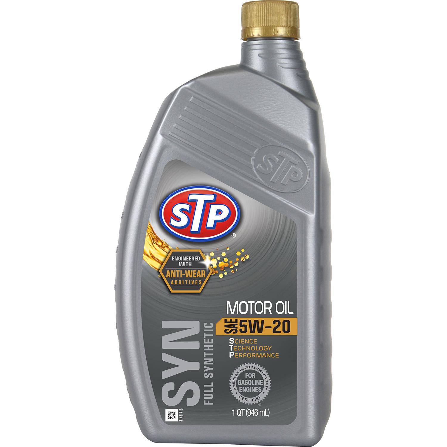 STP Full Synthetic 5W-20 Motor Oil 1 Quart for Toyota tacoma