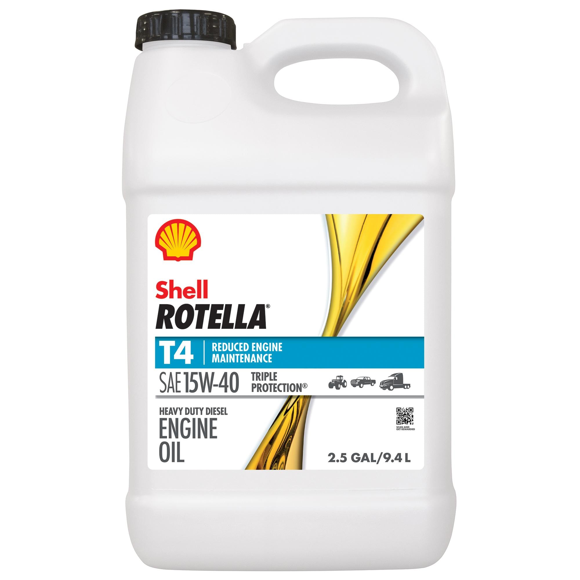 Shell ROTELLA Triple Protection Diesel Engine Conventional 15W-40