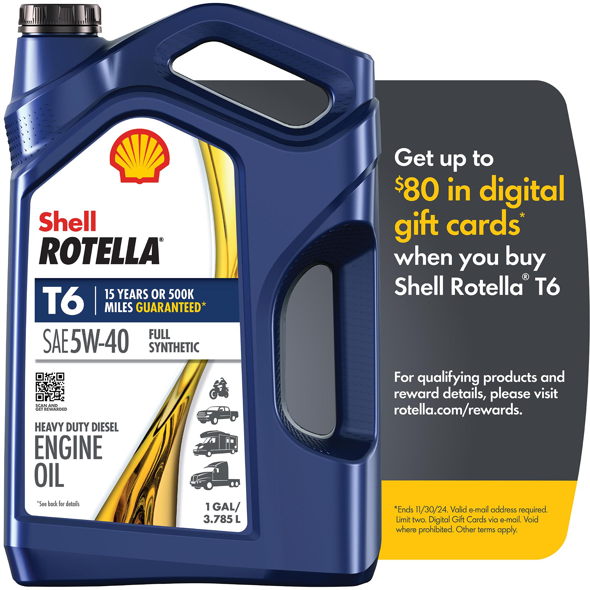 レイママジェルオイル2個ずつ計4個 Shell ROTELLA T6 Diesel Full Synthetic Engine Oil 5W-40 | AutoZone