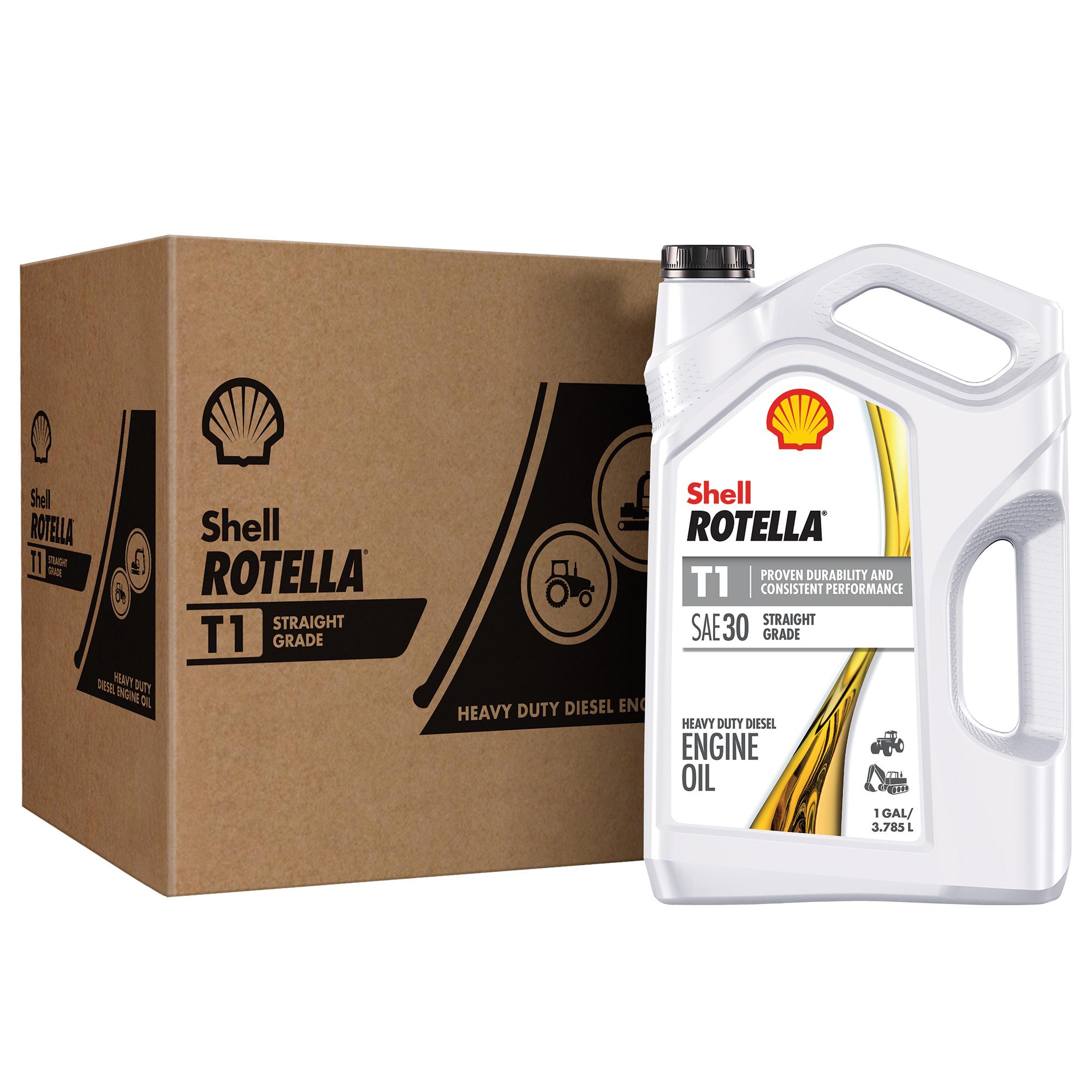 Shell ROTELLA T1 Diesel Engine Conventional HD-30W Motor Oil 1