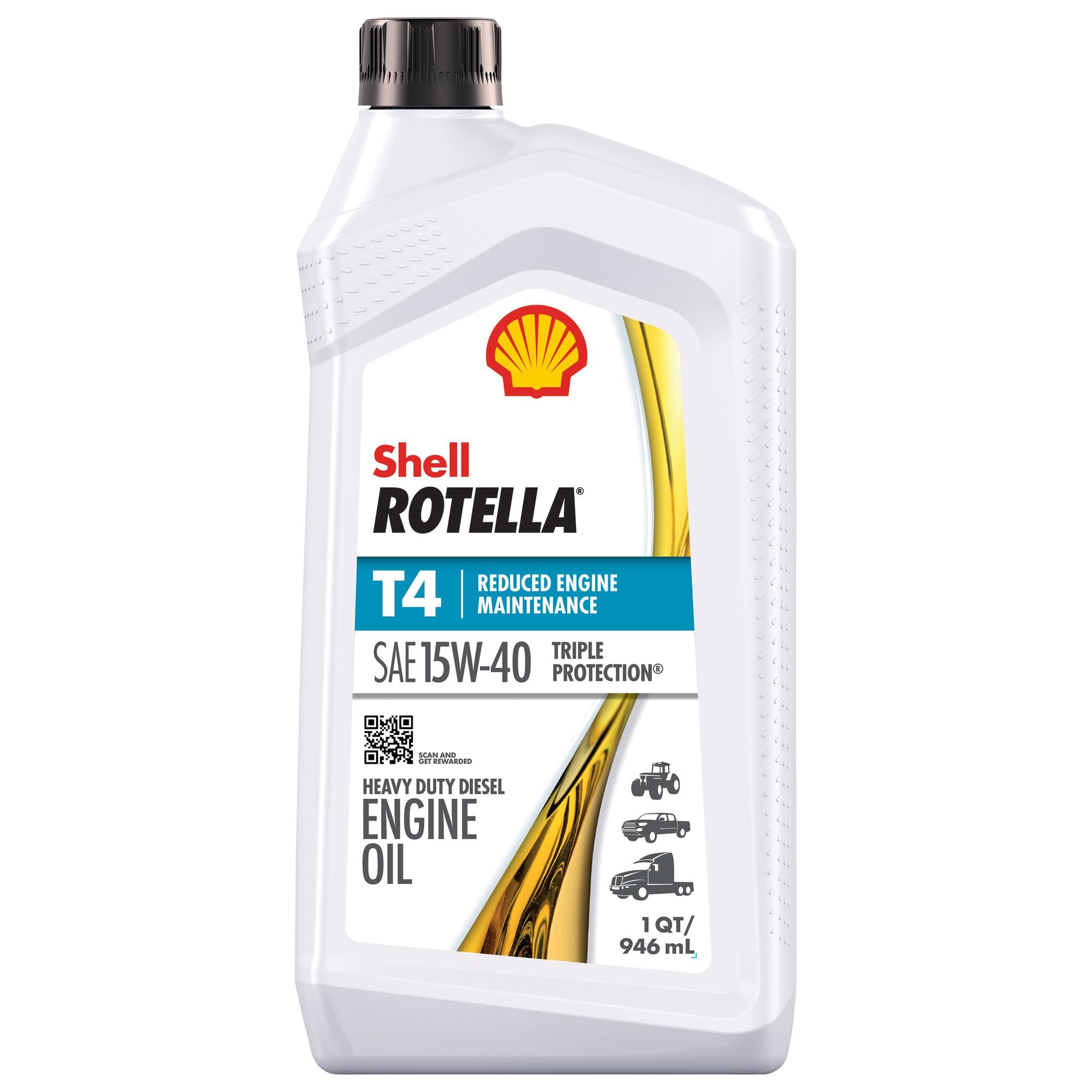 Shell ROTELLA Triple Protection Diesel Engine Conventional 15W-40