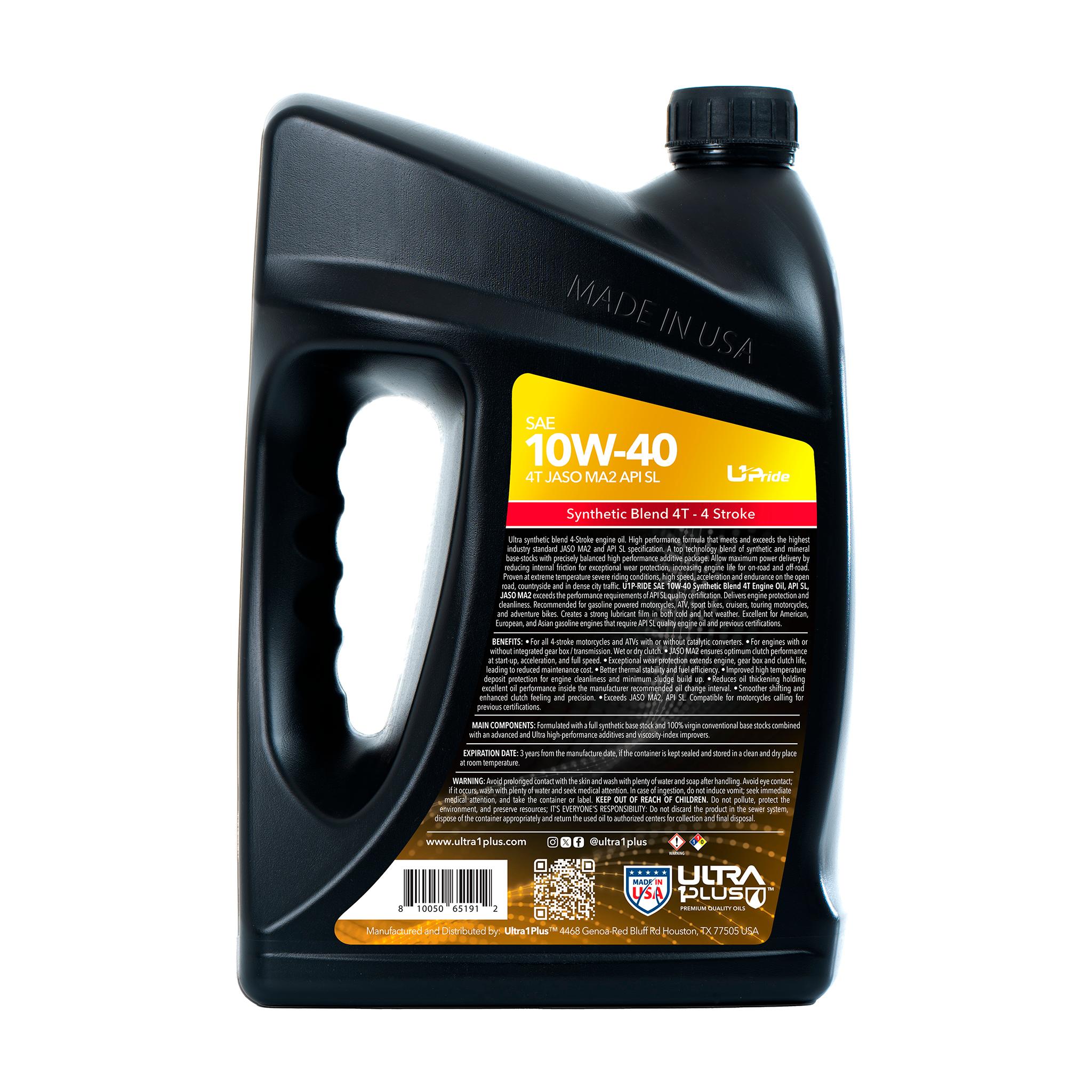 Ultra1Plus Synthetic Blend 10W-40 Motor Oil 1 Gallon | AutoZone