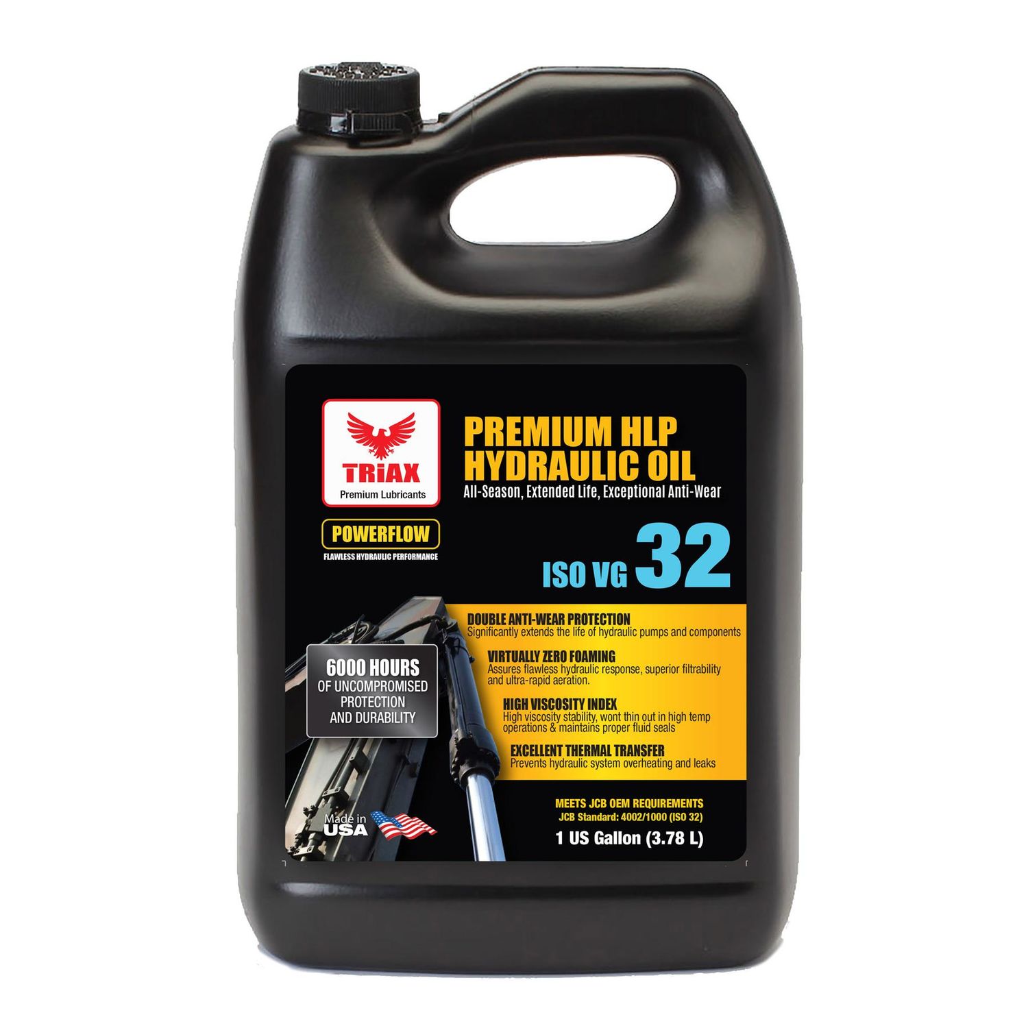 Triax Lubricants Powerflow HLP 32 Long Life Hydraulic Fluid 1