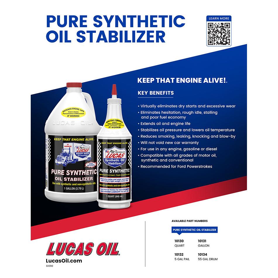 Lucas Oil Products Synthetic Oil Stabilizer 32oz | AutoZone