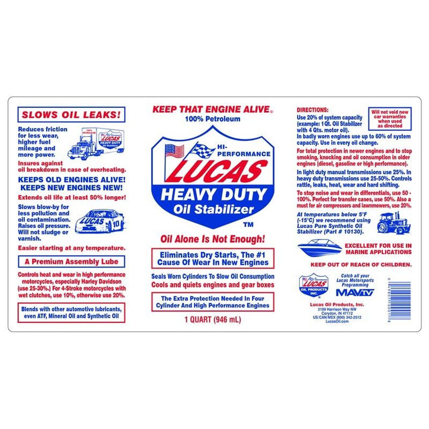 Lucas Oil Products Oil Additive - AutoZone