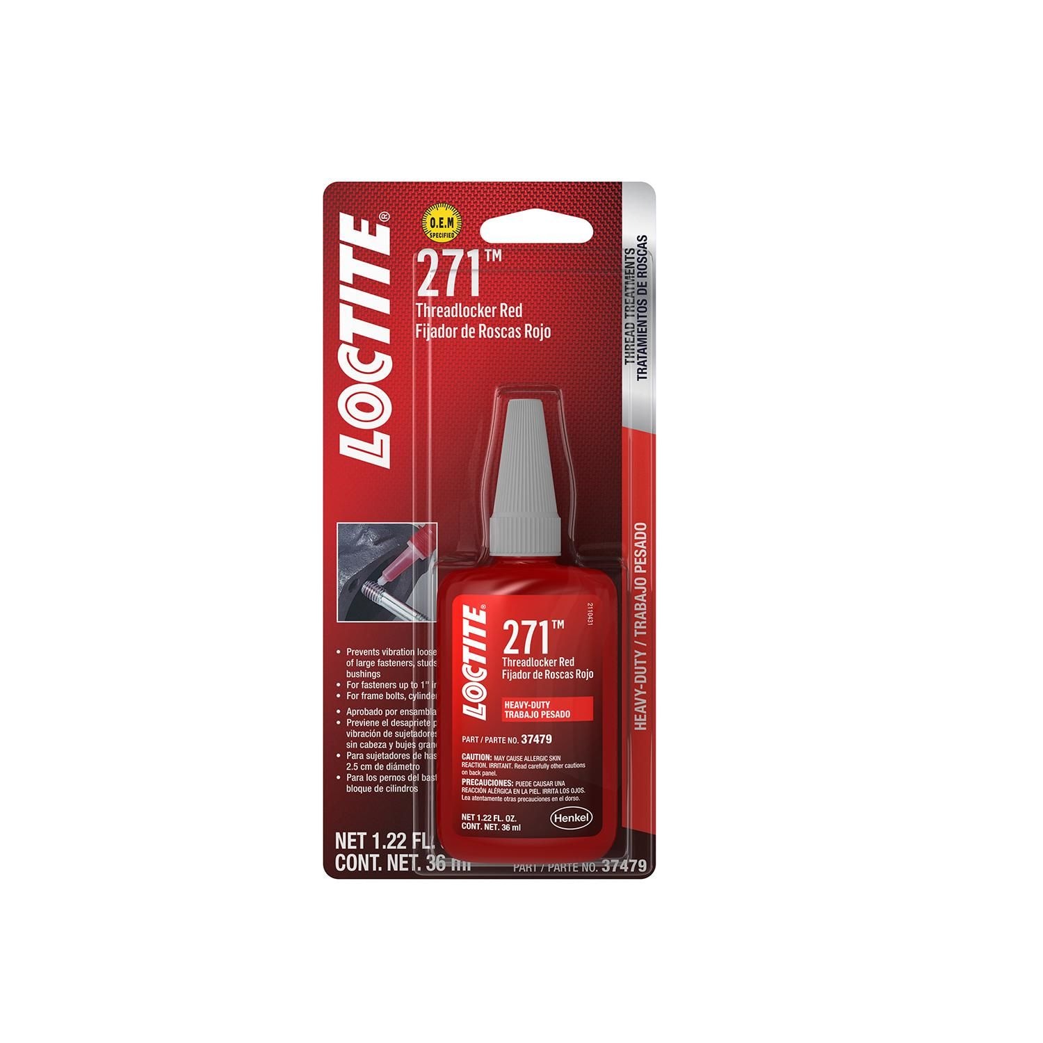 Loctite Threadlocker 271 6ml | AutoZone