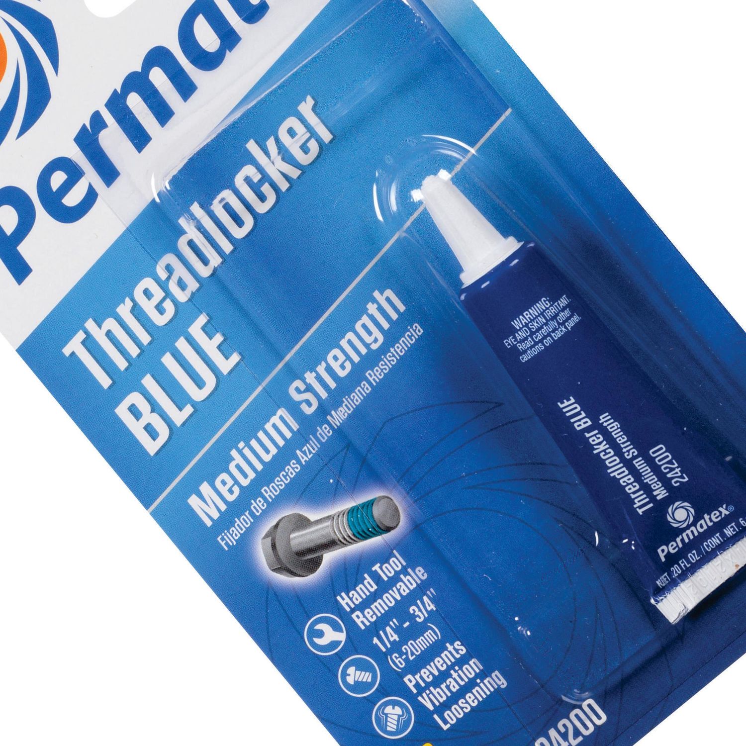 Permatex Medium Strength Blue Threadlocker 0.2oz | AutoZone Permatex Medium Strength Blue Threadlocker 0.2oz | AutoZone