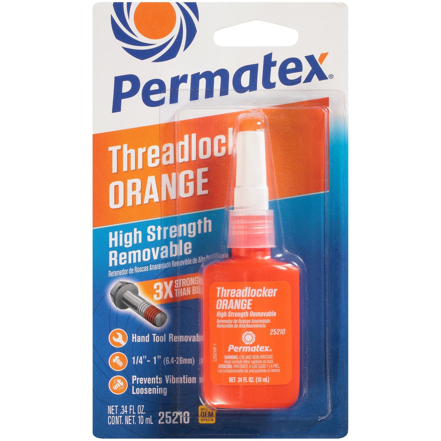 アロ罠　50 赤 Permatex High Strength Removable Thread Locker 10ml | AutoZone