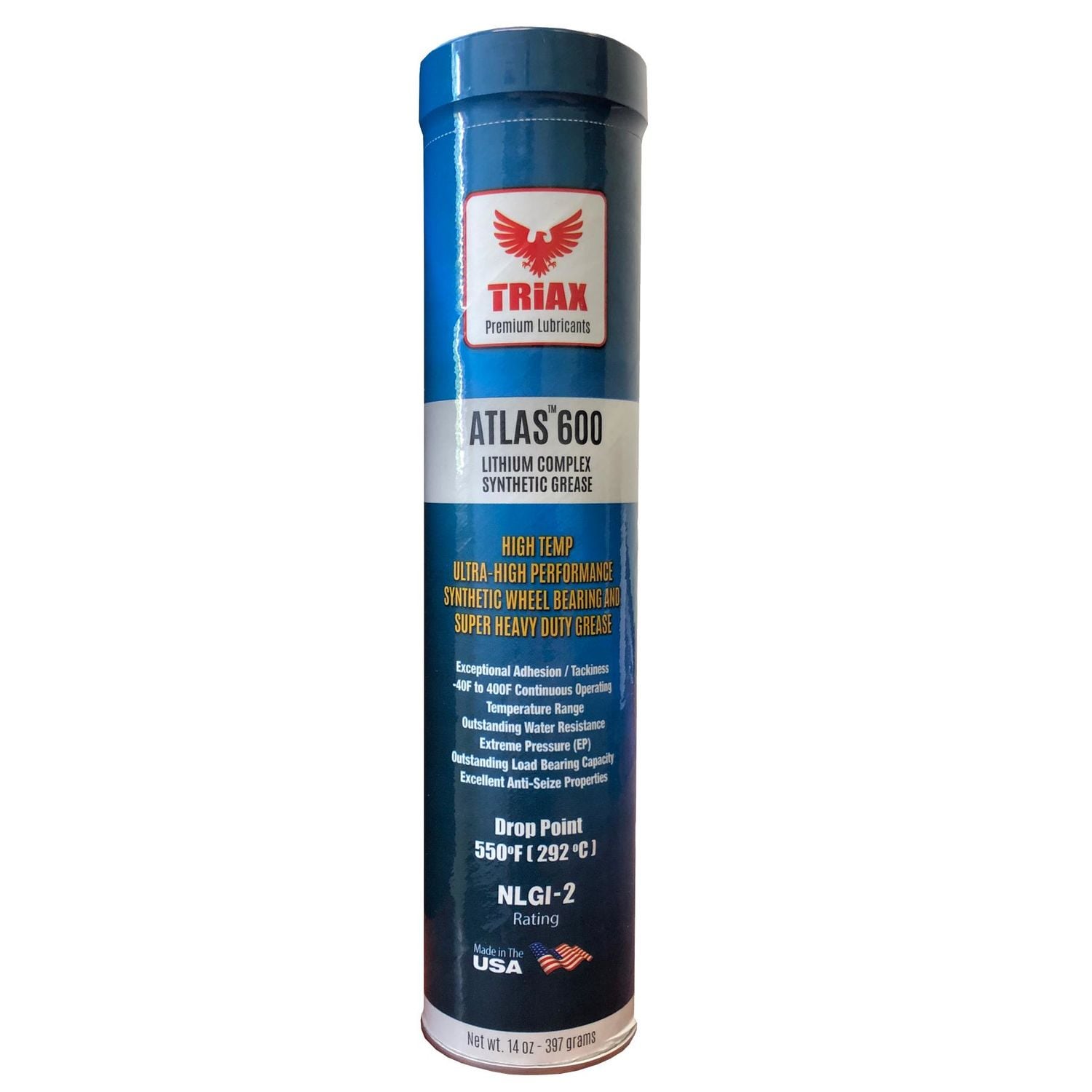 Triax Lubricants Atlas 600 Synthetic Wheel Bearings and High Temp