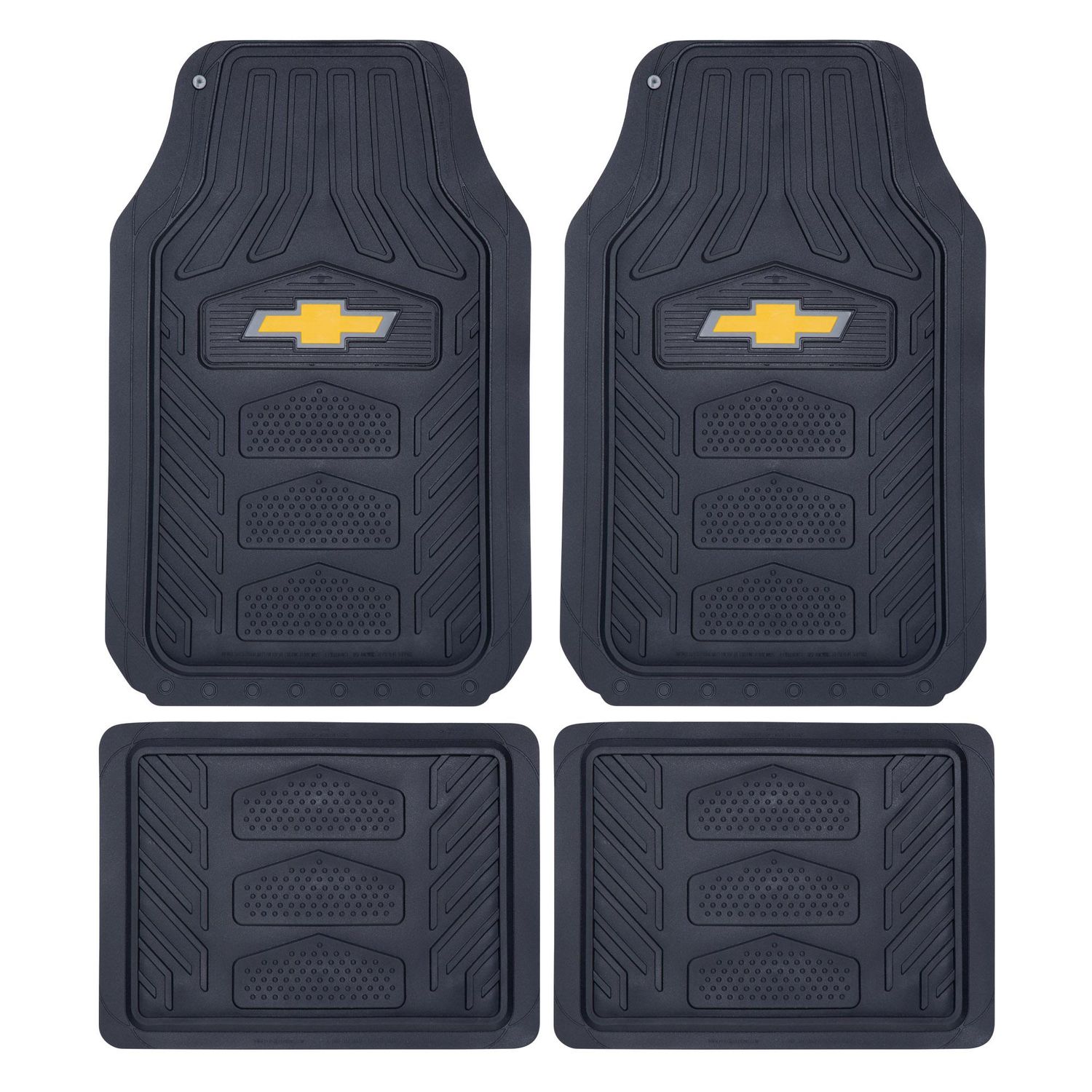 Plasticolor Black Universal Floor Mat Set 001664R03 for Chevrolet Spark