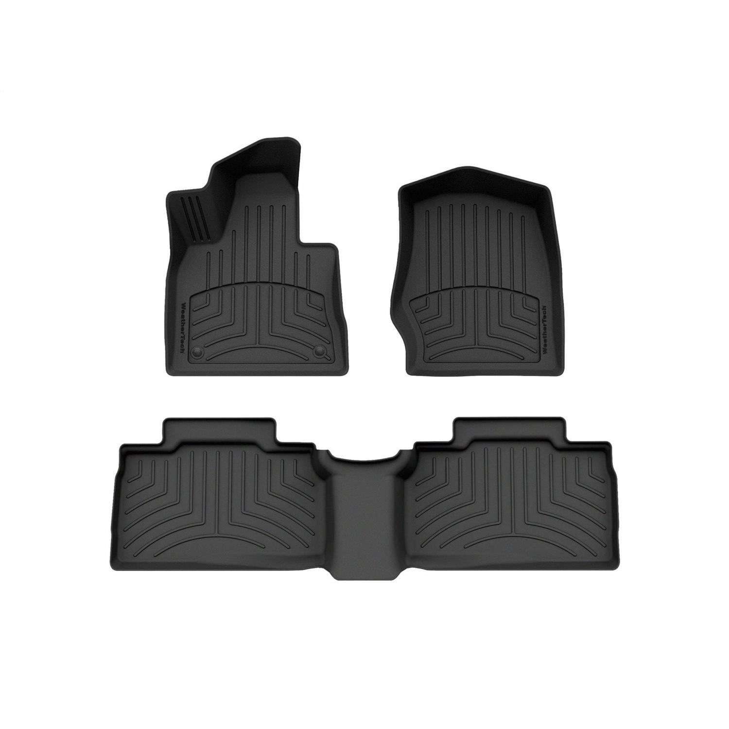Weathertech FloorLiner HP Black Front and Rear Floor Mat Set