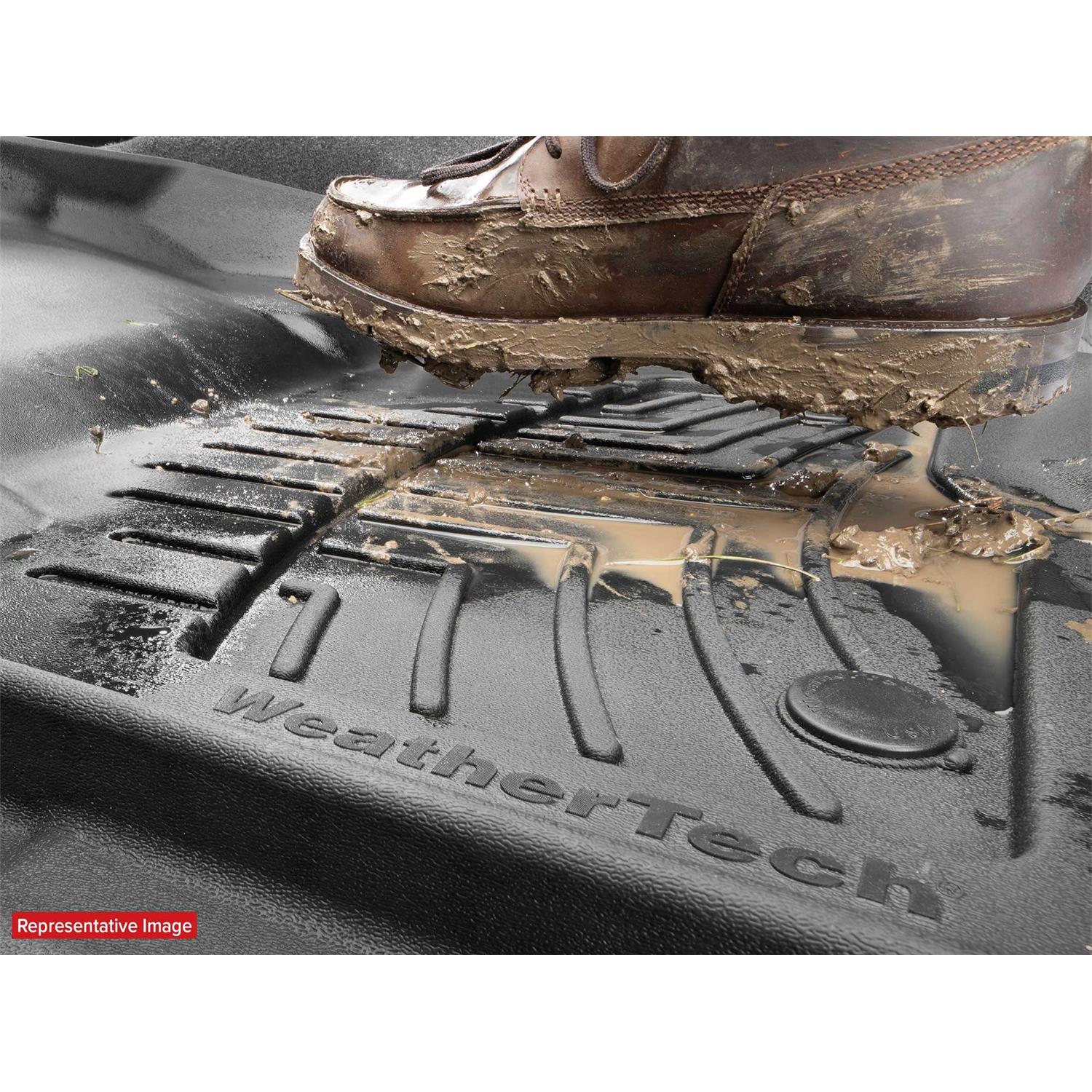 Weathertech FloorLiner HP Black Front and Rear Floor Mat Set